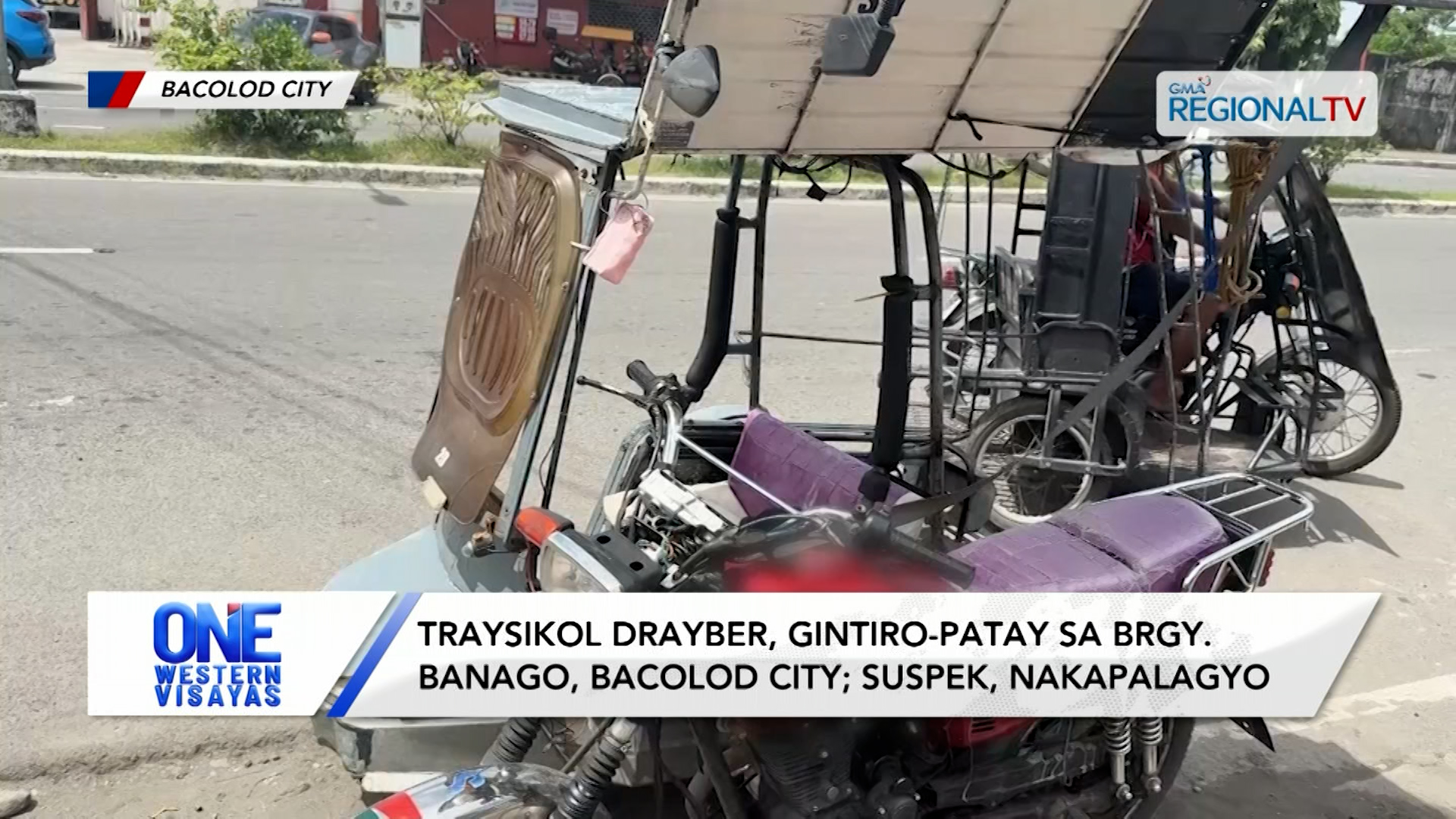 Traysikol drayber, gintiro-patay sa Brgy. Banago, Bacolod City | One Western Visayas