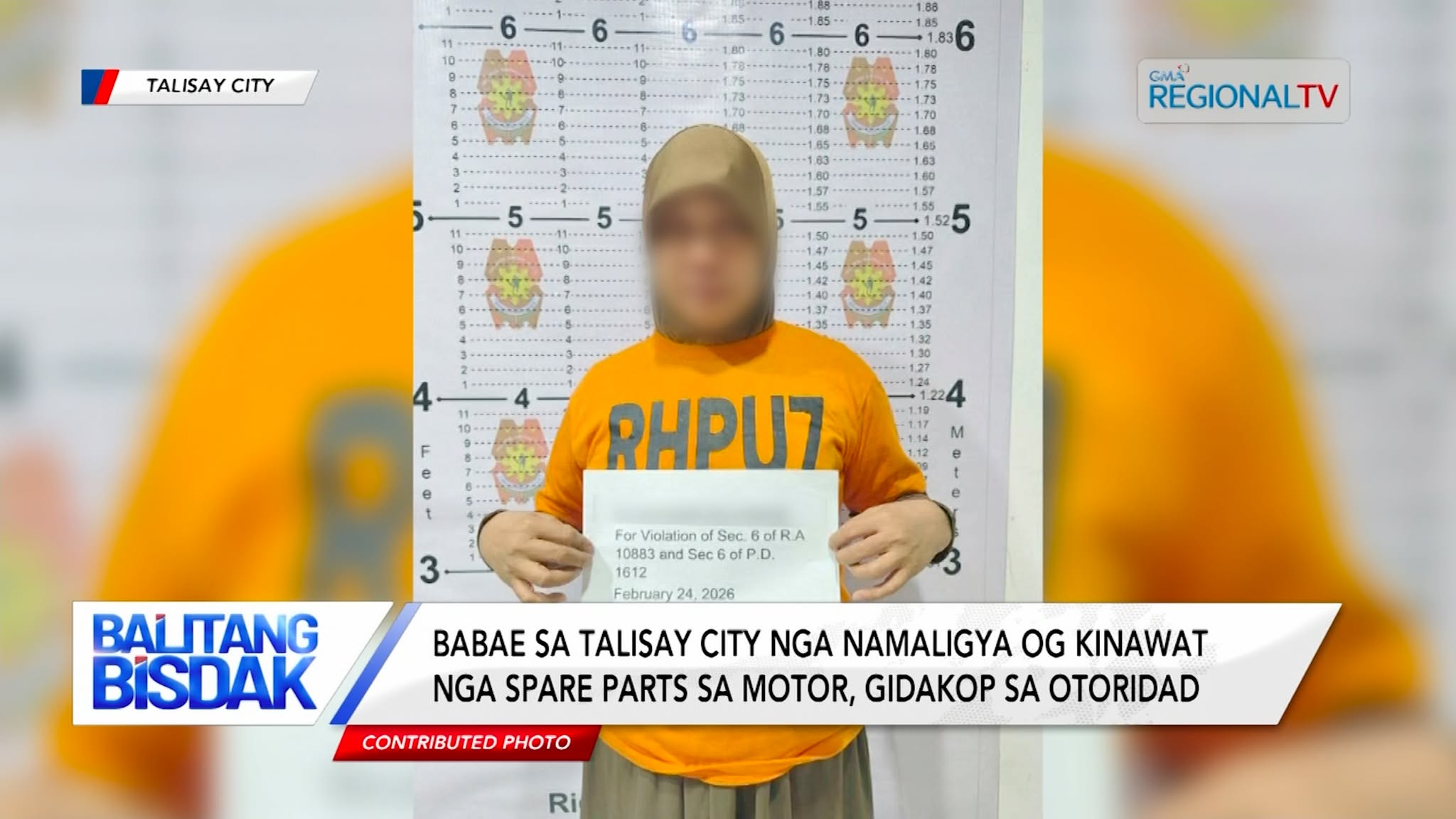 Babae sa Talisay City nga Namaligya og Kinawat nga Spare Parts sa Motor, Gidakop | Balitang Bisdak
