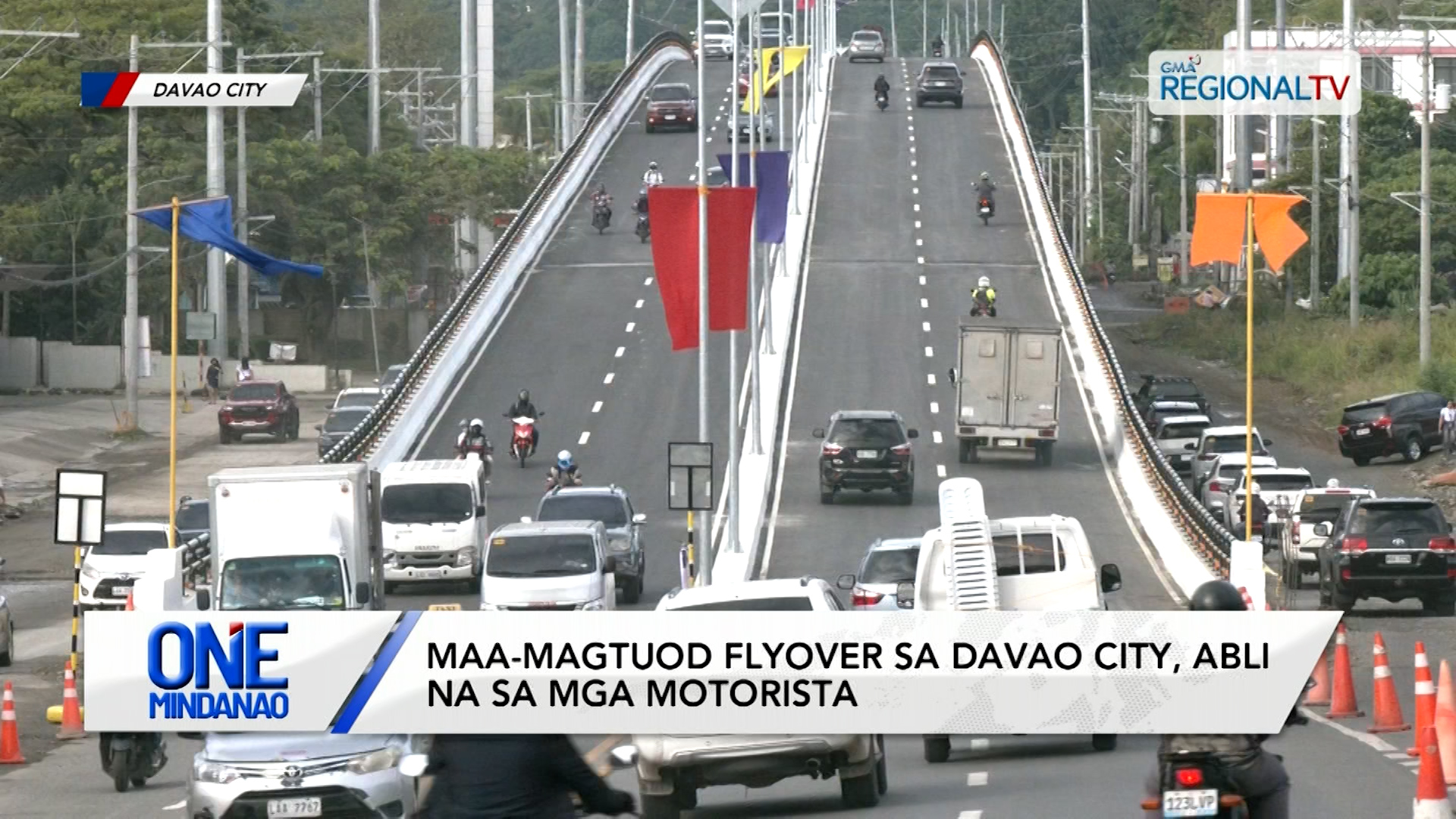 Maa-Magtuod flyover sa Davao City, abli na sa mga motorista | One Mindanao