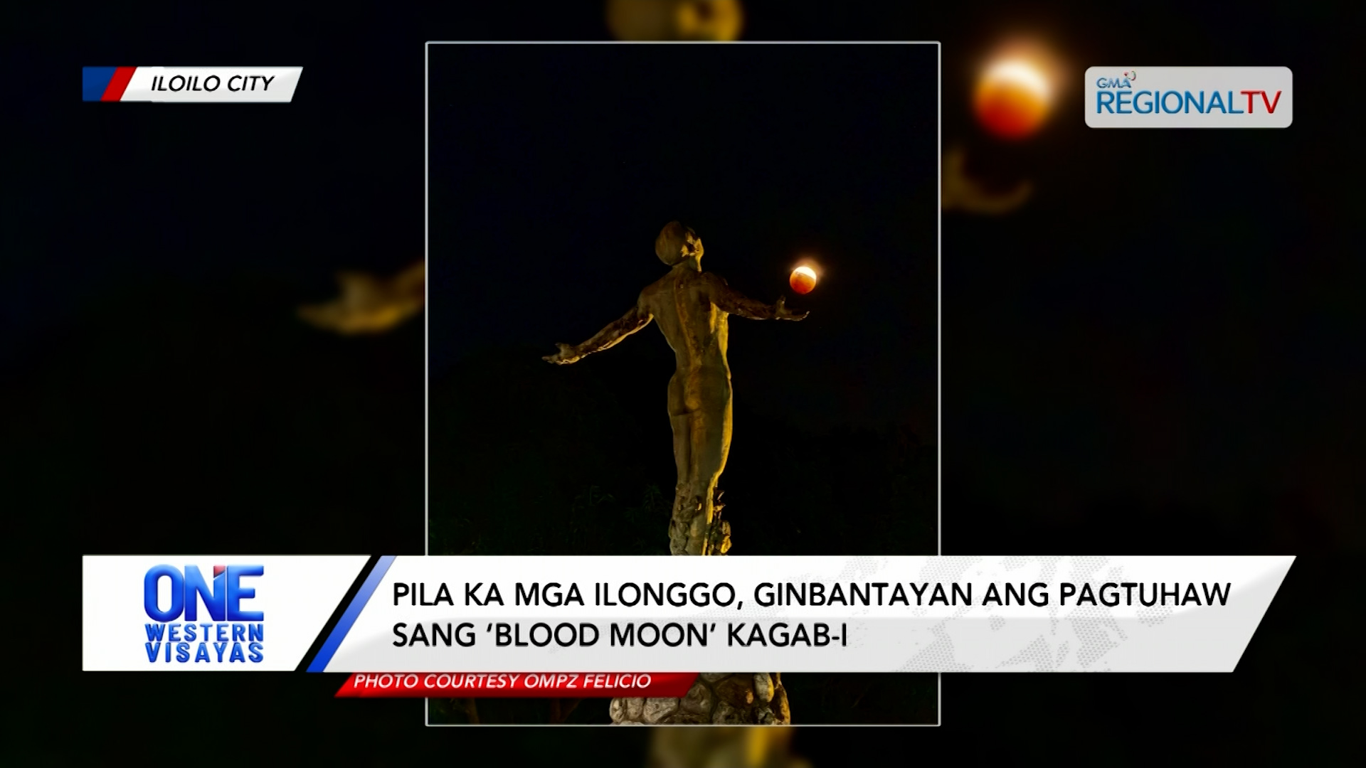 Pila ka mga Ilonggo, ginbantayan ang pagtuhaw sang ‘blood moon’ kagab-i | One Western Visayas