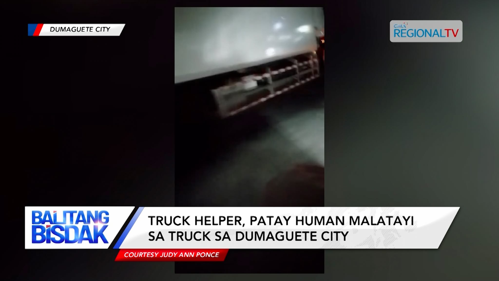 Truck Helper, patay human malatayi sa Truck sa Dumaguete City | Balitang Bisdak