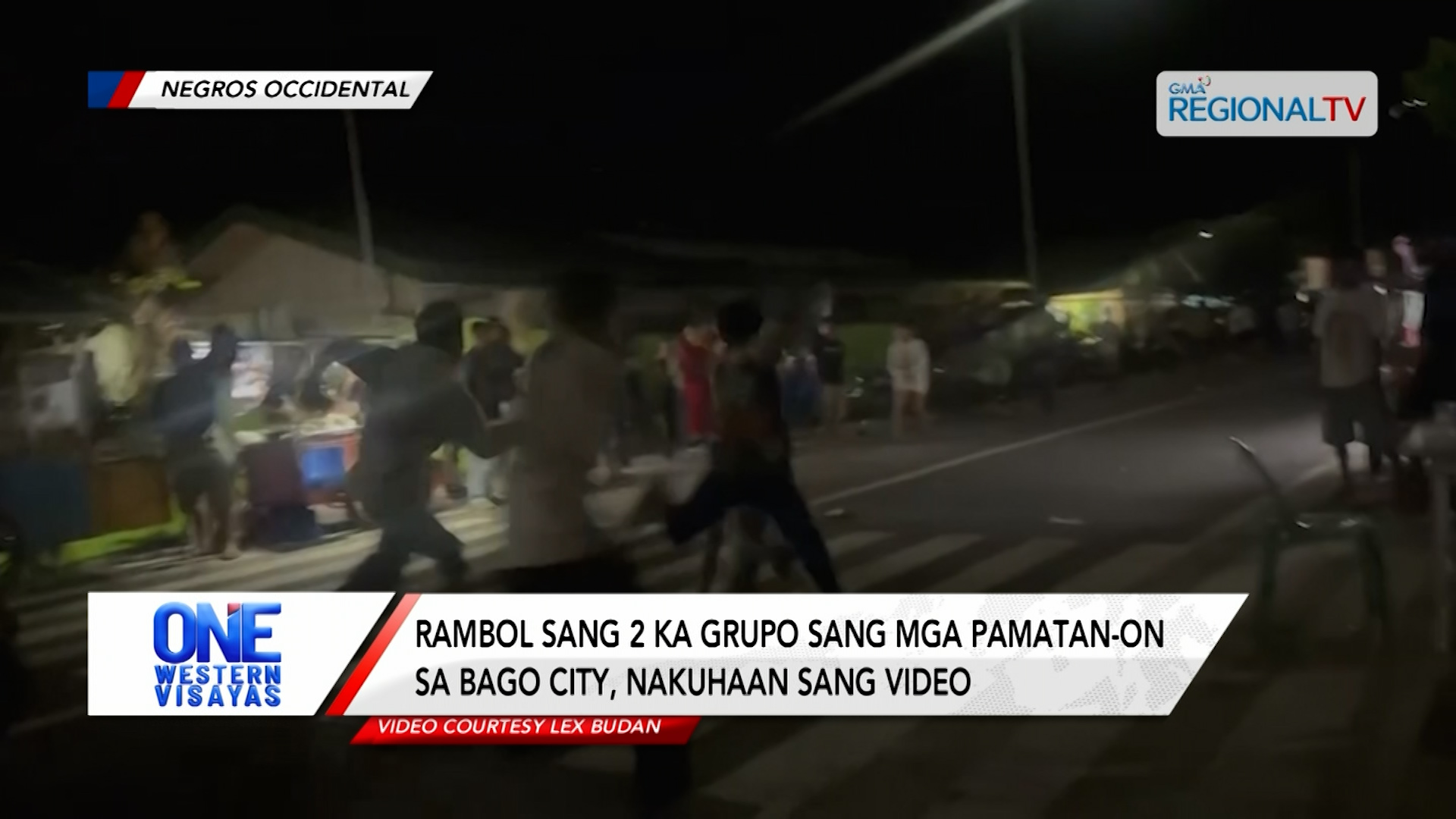 Rambol sang 2 ka grupo sang mga pamatan-on sa Bago City, nakuhaan sang video | One Western Visayas