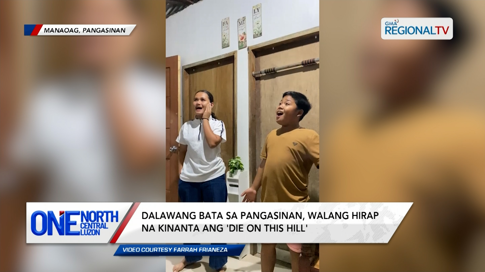 2 bata sa Pangasinan, walang hirap na kinanta ang 'Die On This Hill' | One North Central Luzon