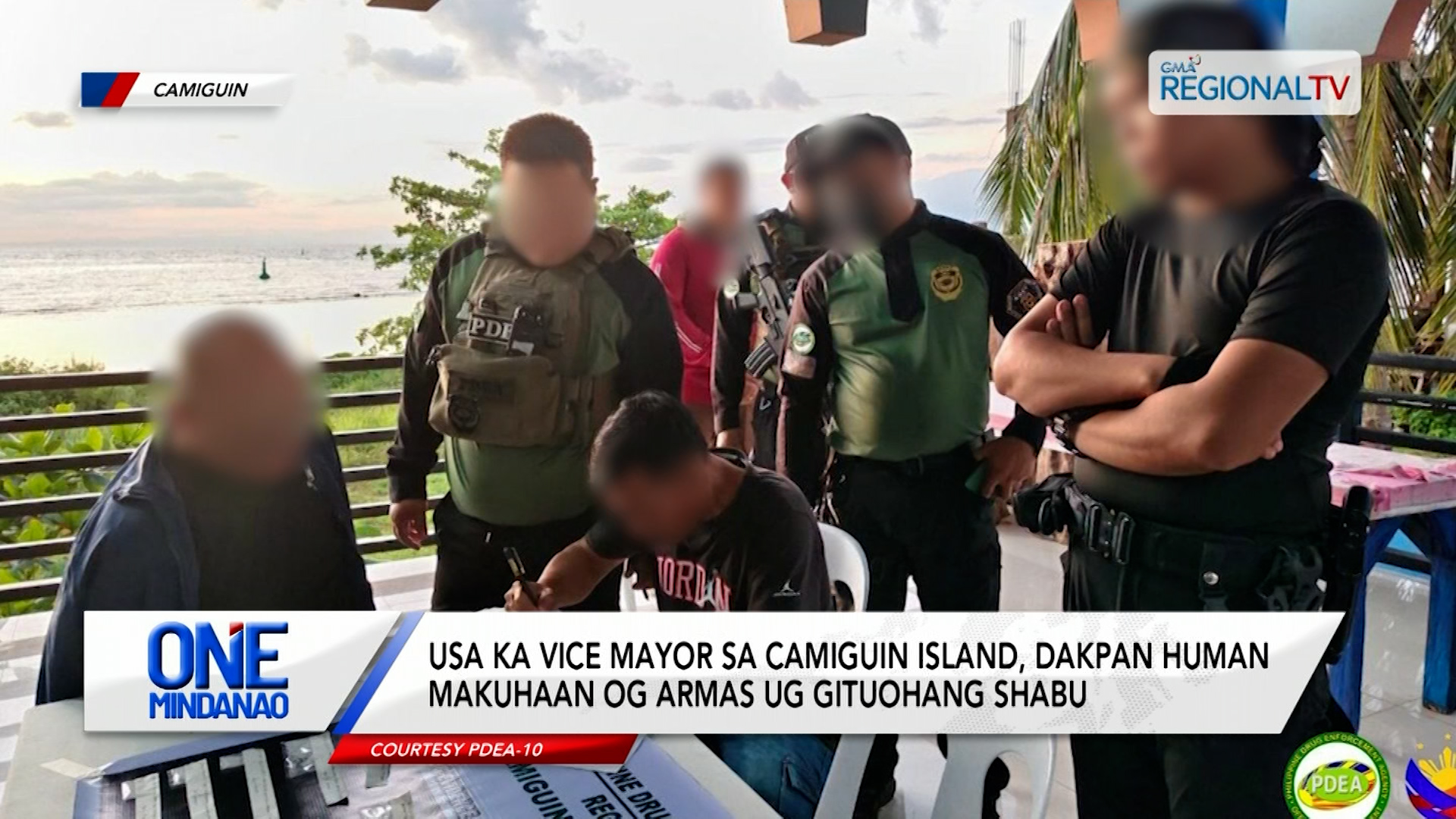 Vice mayor sa Camiguin Island, dakpan human makuhaan og armas ug shabu | One Mindanao