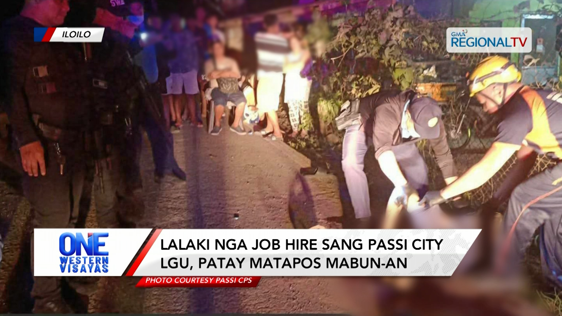Lalaki nga job hire sang Passi City LGU, patay matapos mabun-an | One Western Visayas