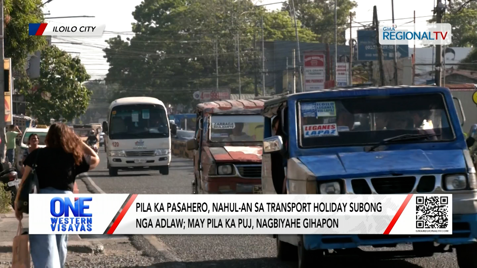 Pila ka pasahero, nahul-an sa transport holiday subong nga adlaw | One Western Visayas