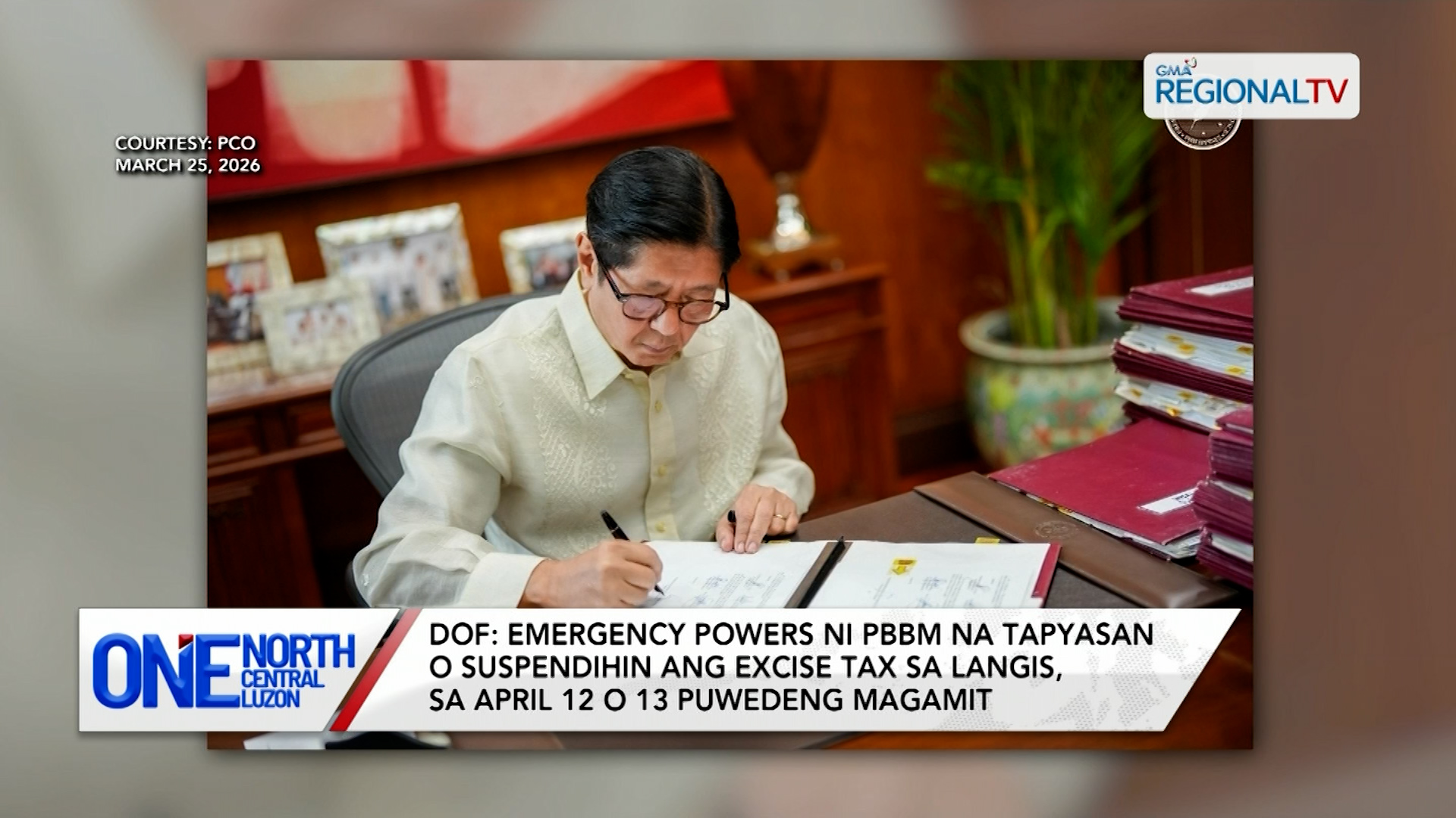 Emergency powers ni PBBM, sa April 12 o 13 puwedeng magamit | One North Central Luzon