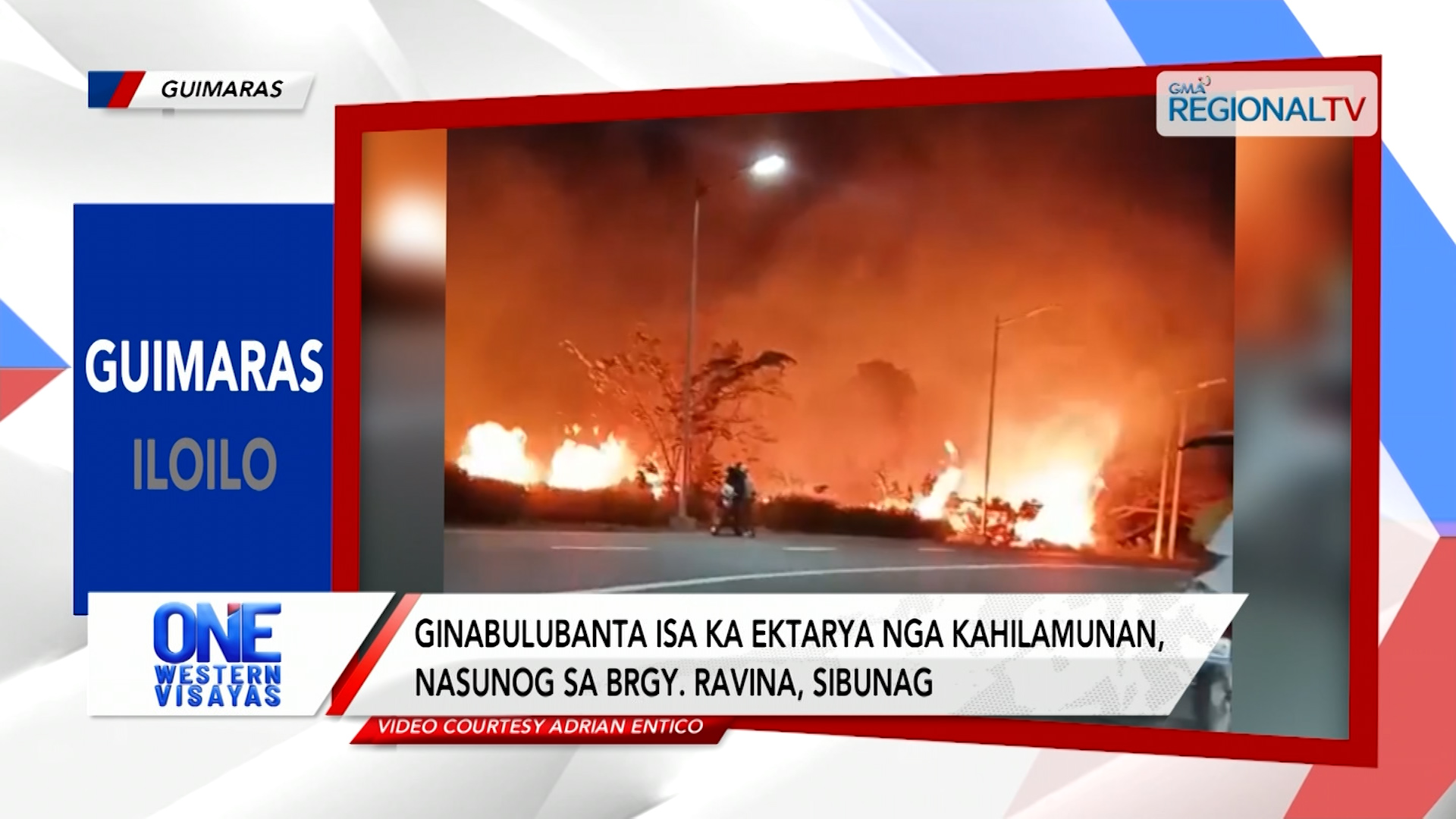 Ginabulubanta isa ka ektarya nga kahilamunan, nasunog sa Brgy. Ravina, Sibunag | One Western Visayas
