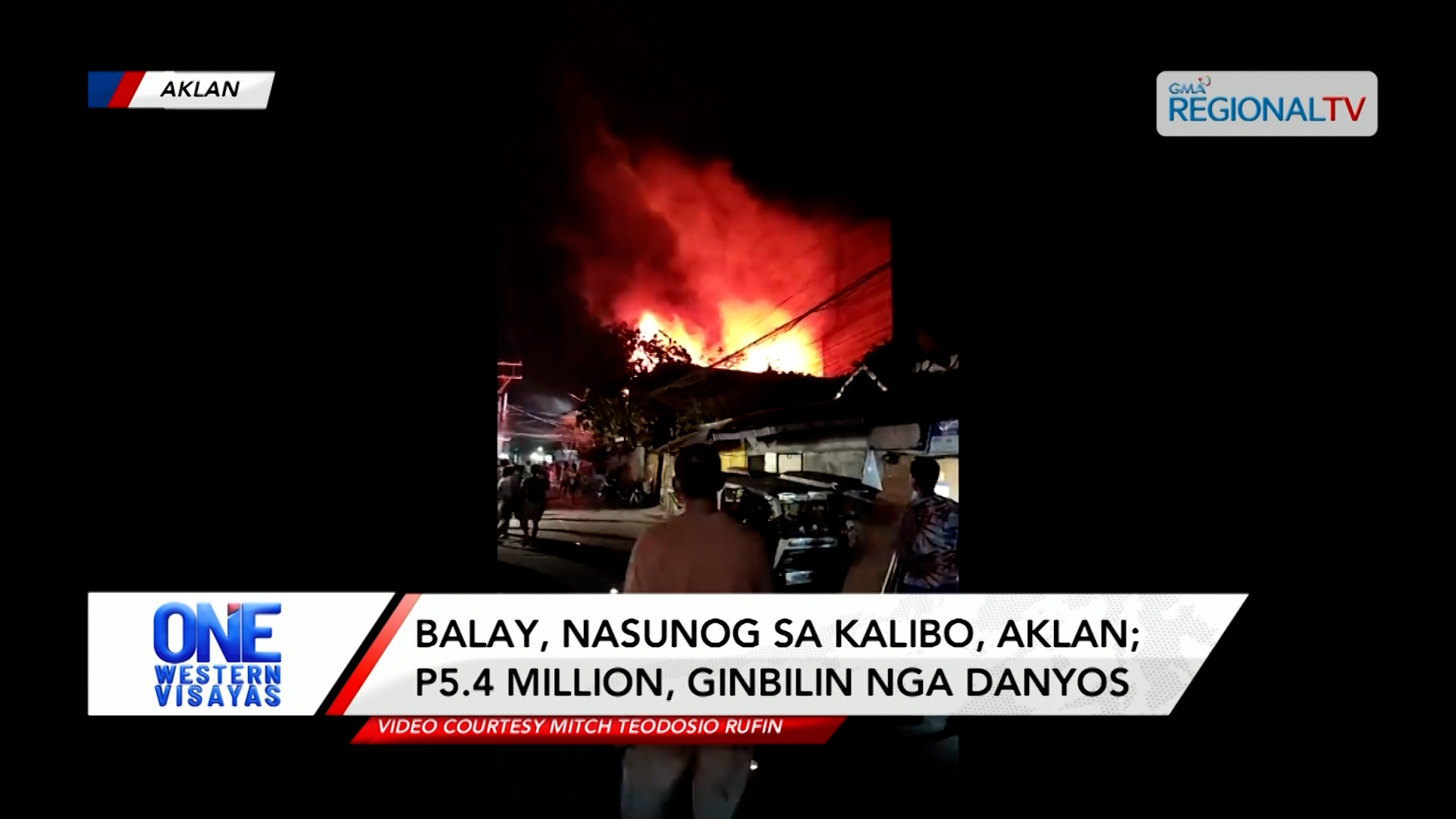 Balay, nasunog sa Kalibo, Aklan; P5.4 million, ginbilin nga danyos | One Western Visayas