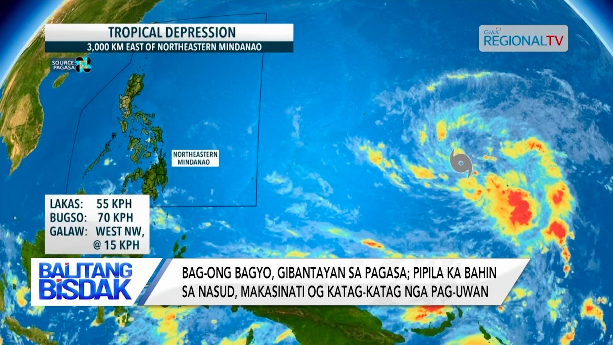 Bagyo sa Gawas sa PAR, Gibantayan sa PAGASA | Balitang Bisdak