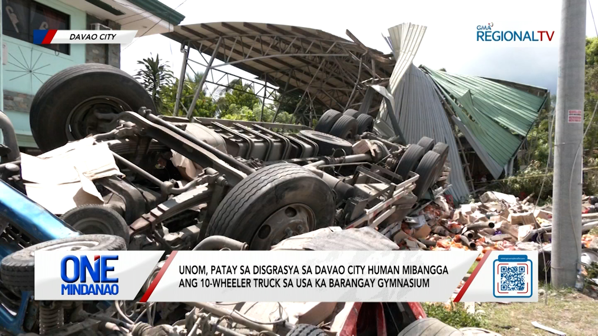 Unom, patay sa disgrasya sa Davao City | One Mindanao