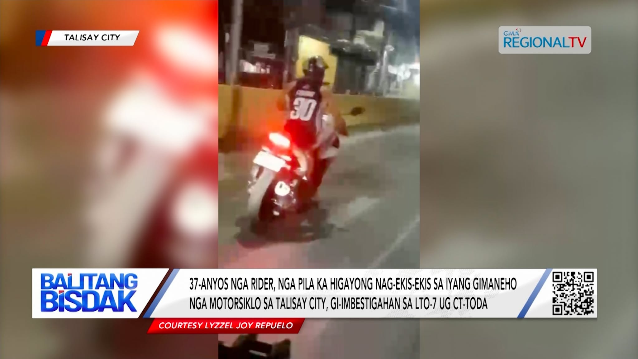Rider nga Nag-Ekis-Ekis sa Iyang Gimaneho nga Motorsiklo, Gi-imbestigahan | Balitang Bisdak