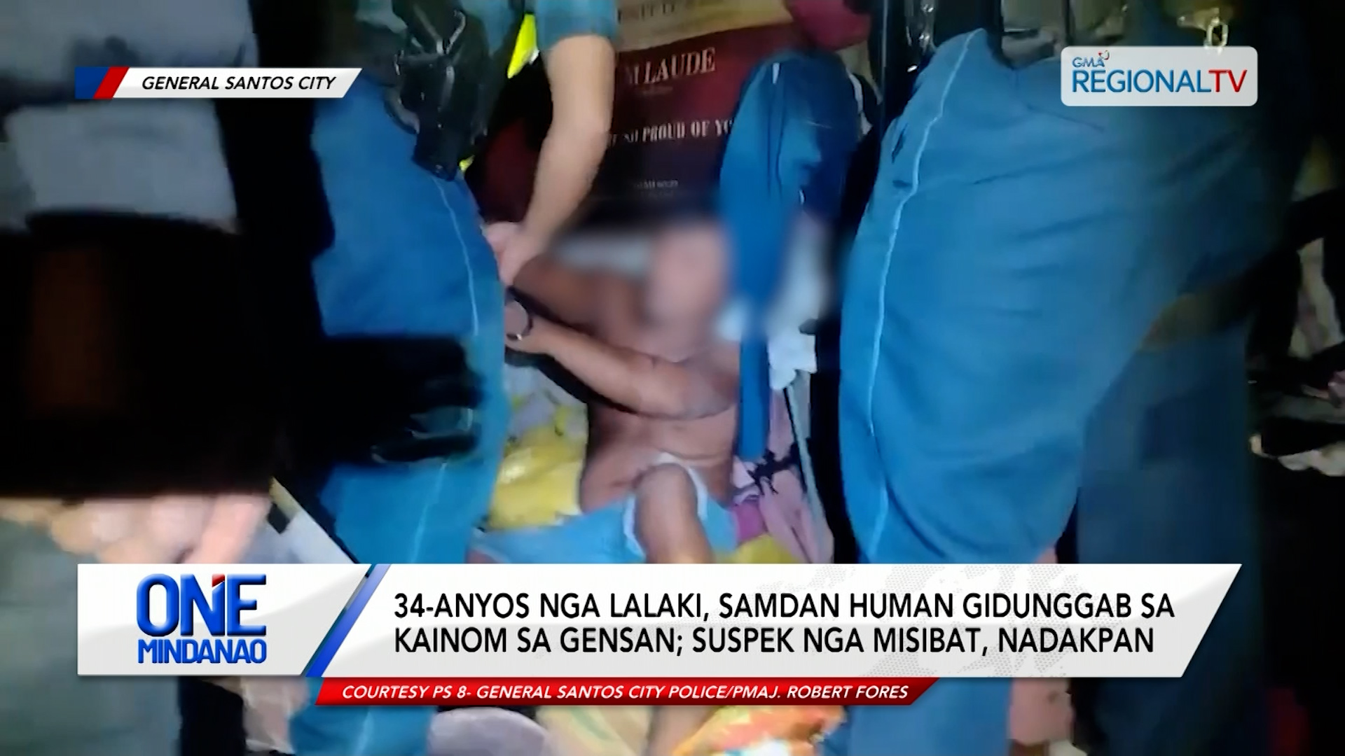 34-anyos nga lalaki, samdan human gidunggab sa kainom sa Gensan | One Mindanao