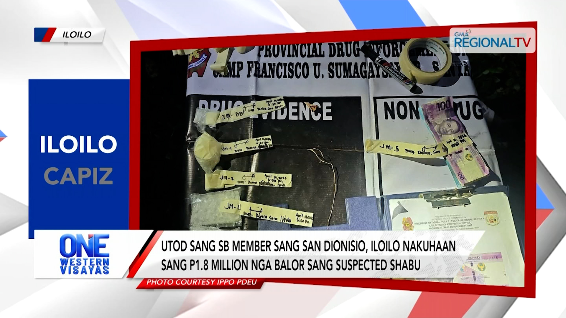 Utod sang SB Member sang San Dionisio, Iloilo dakop sa drug buy-bust operation | One Western Visayas