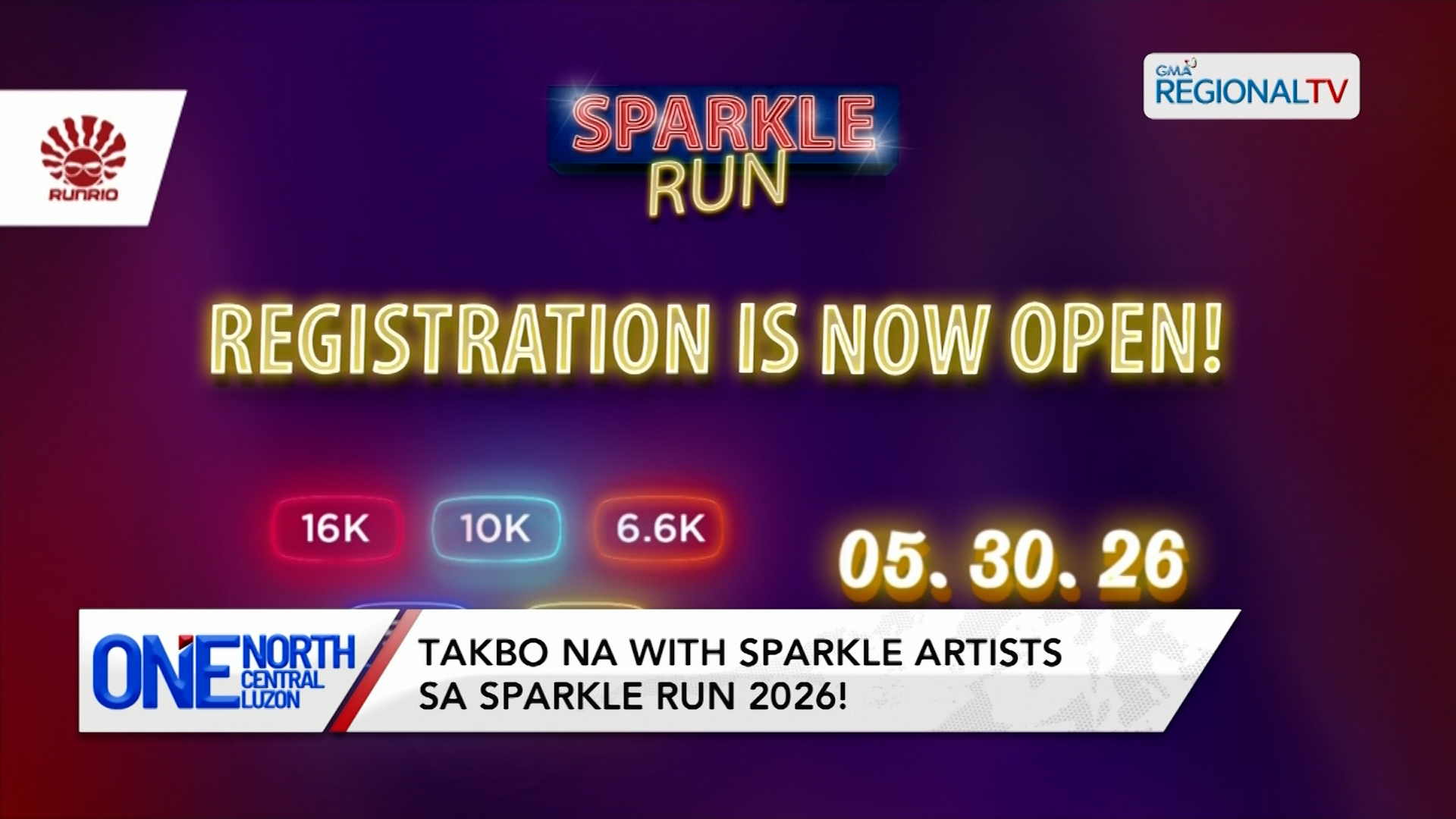 Takbo na with Sparkle Artists sa Sparkle Run 2026! | One North Central Luzon