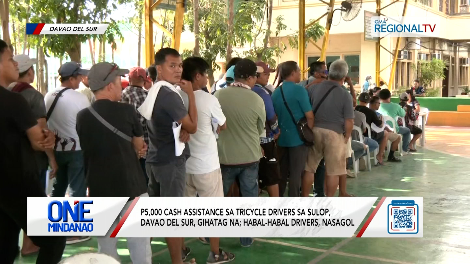 P5,000 cash assistance sa tricycle drivers sa Sulop, Davao del Sur, gihatag na; | One Mindanao