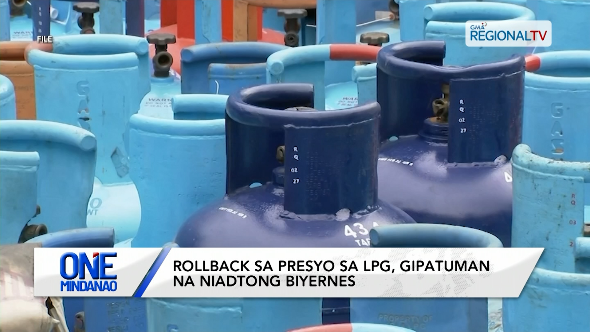 LPG, unang nag-rollback atong Biyernes | One Mindanao