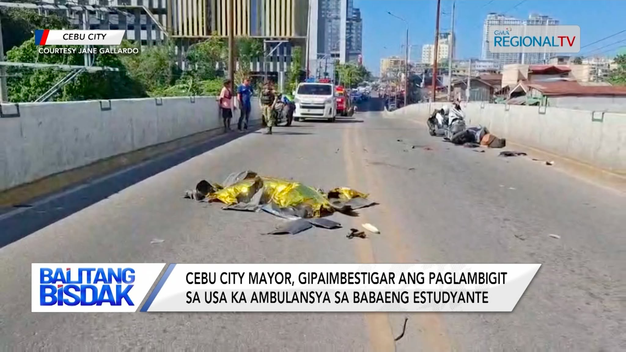 Ambulansya nga nakabangga ug Nakapatay og Babaeng Estudyante, Gipa-imbestigahan | Balitang Bisdak