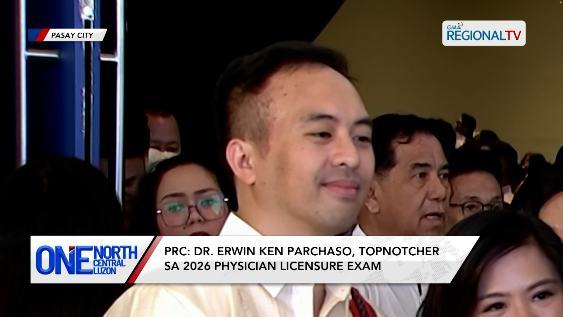 PRC: Dr. Erwin Ken Parchaso, topnotcher sa 2026 Physician Licensure Exam | One North Central Luzon