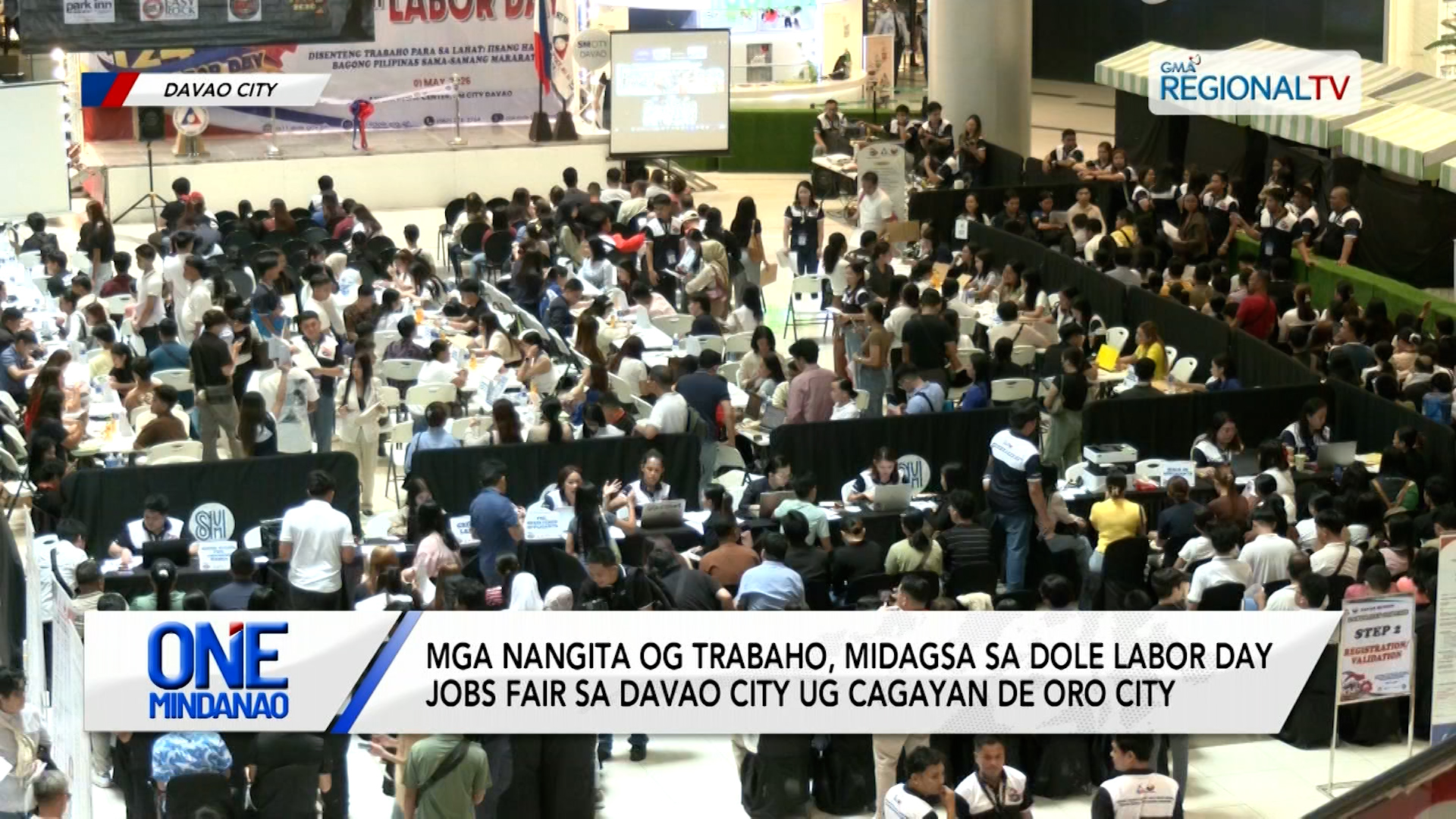 Daghang trabaho gitanyag sa Labor Day Job Fair I One Mindanao