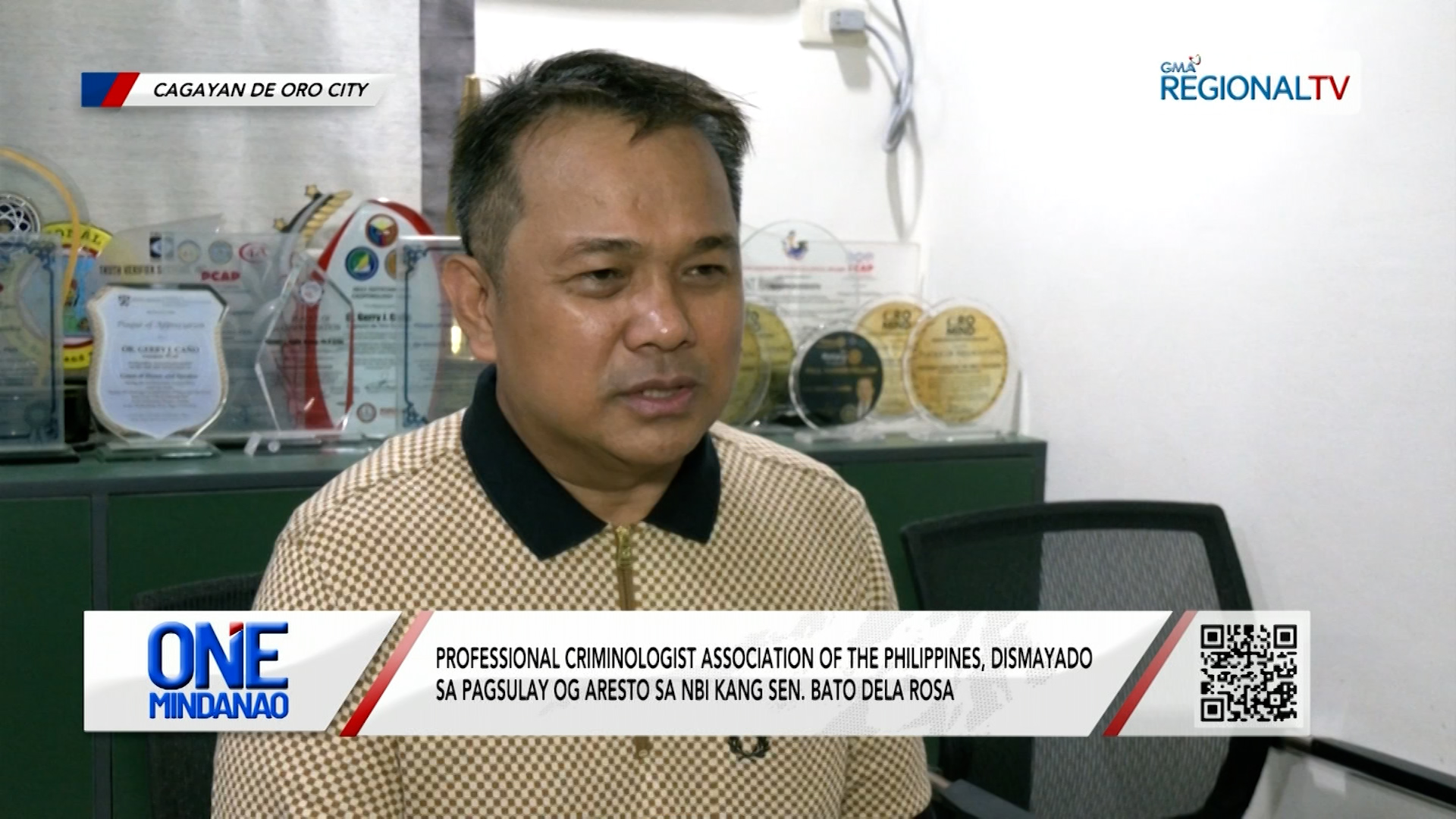 PCAP, dismayado sa pagsulay og aresto sa NBI kang Sen. Dela Rosa I One Mindanao