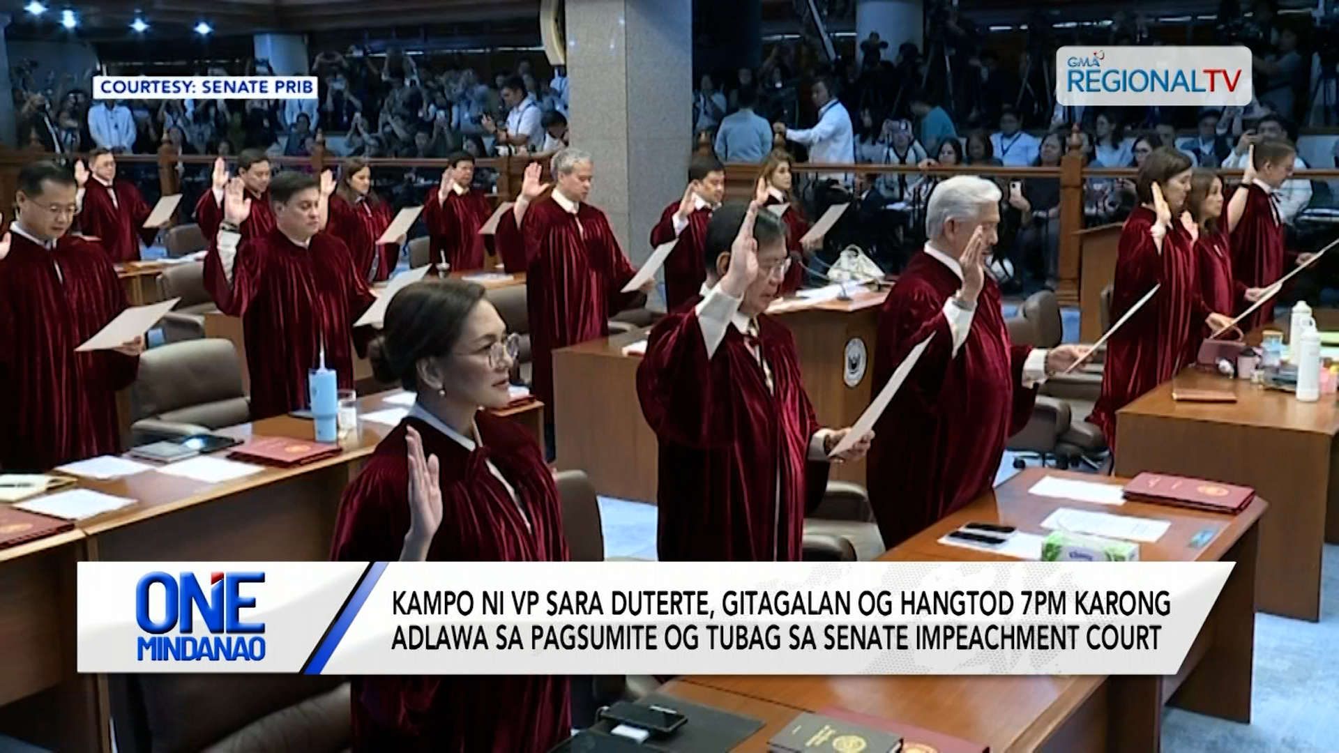 VP Sara Duterte, gitagalan og hangtod 7pm karong adlawa sa pagsumite og tubag I One Mindanao