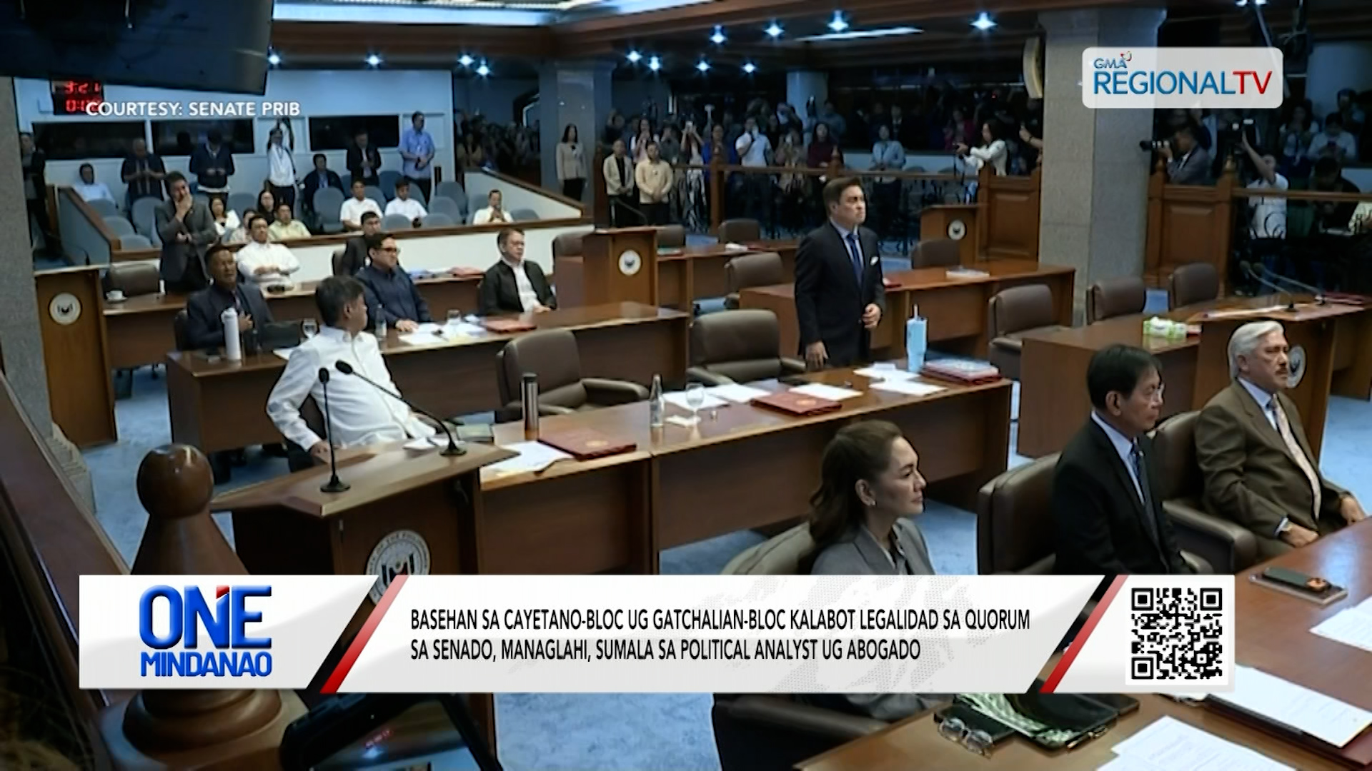 Pipila ka senador ug resource persons, gipugngan nga makasulod sa Senate session hall I One Mindanao