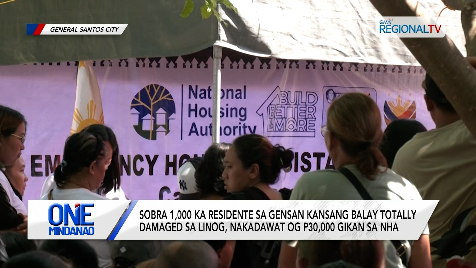 NHA, naghatag og ayuda sa Gensan  I One Mindanao