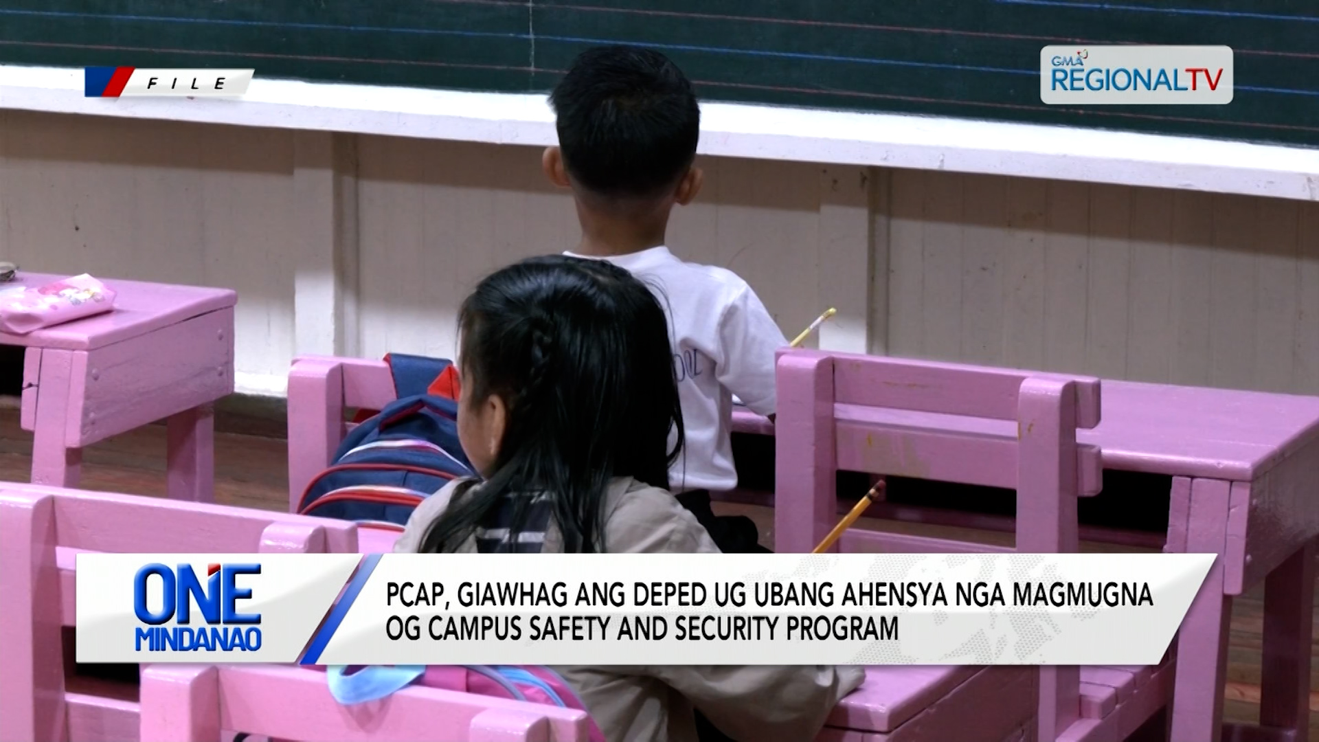 PCAP, giawhag ang DepEd nga magmugna og campus safety and security program I One Mindanao