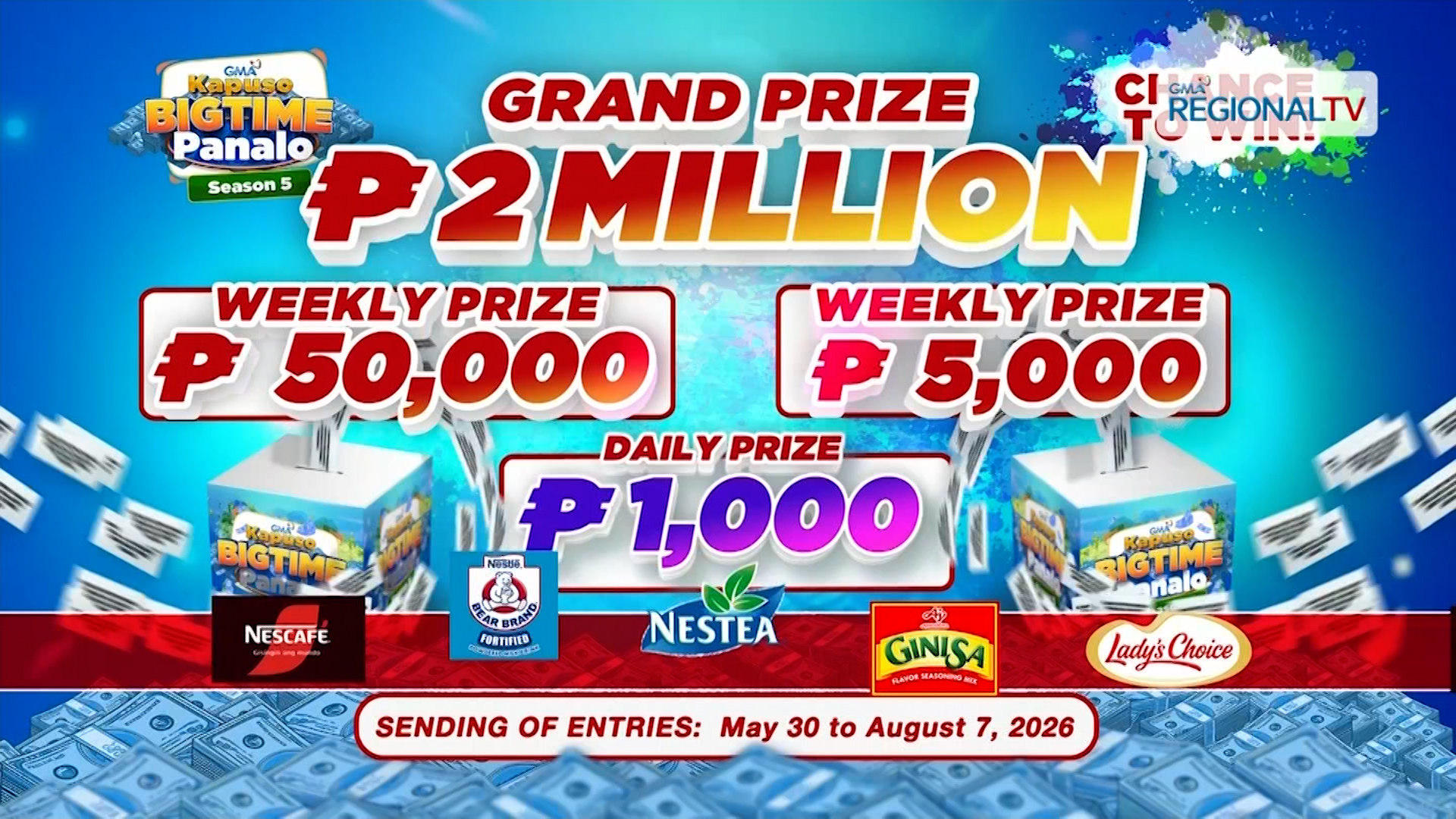 ‘Kapuso Bigtime Panalo’ season 5, nagsugod na; masobra P6 million ang papremyo | Ratsada Balita