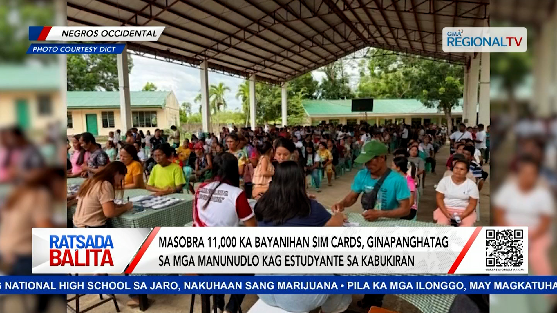 Masobra 11,000 ka bayanihan sim cards, ginhatag sa mga manunudlo kag estudyante | Ratsada Balita