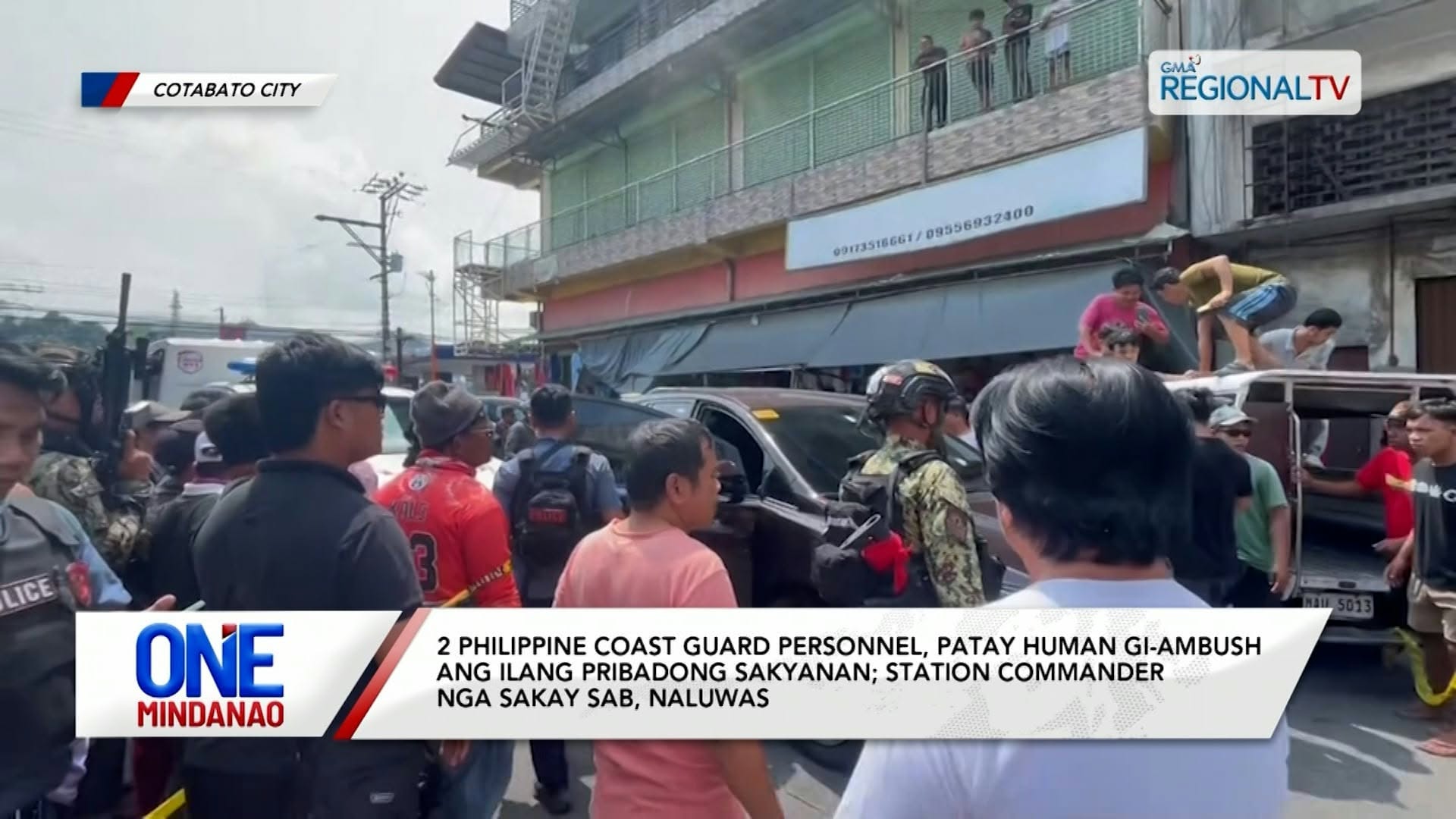 2 Philippine Coast Guard personnel, patay human gi-ambush I One Mindanao