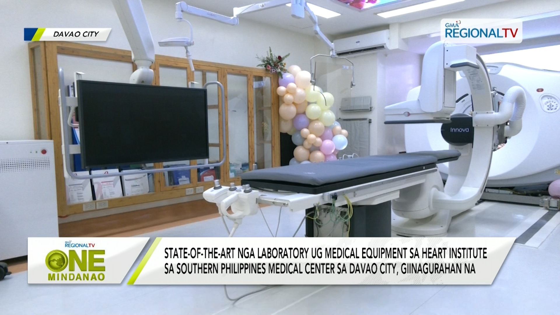 Medical equipment sa Heart Institute sa SPMC sa Davao City, giinagurahan na