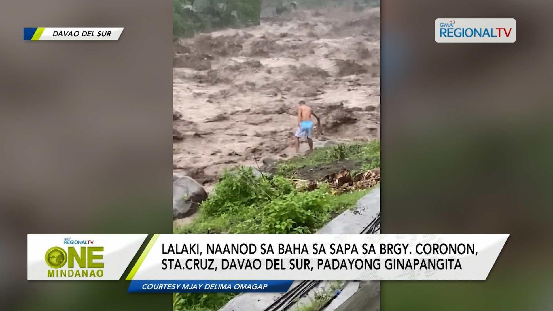 48-anyos nga lalaking naanod sa baha sa Brgy. Calinan Proper, Davao City, naluwas