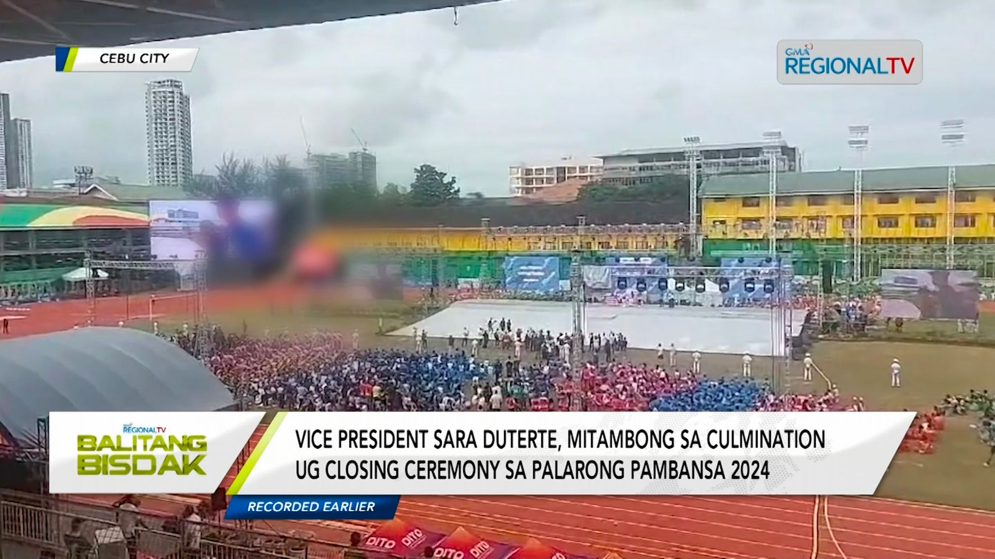 Palarong Pambansa 2024, pormal na’ng gitak-opan
