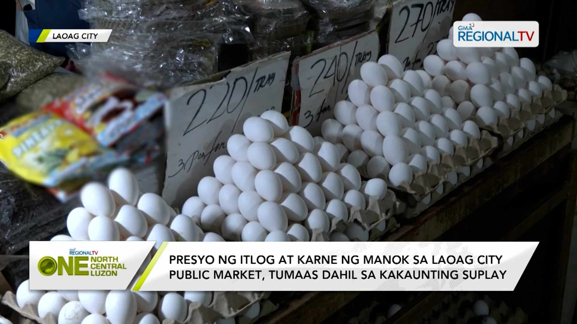 Presyo ng itlog at karne ng manok sa Laoag City Public Market, tumaas