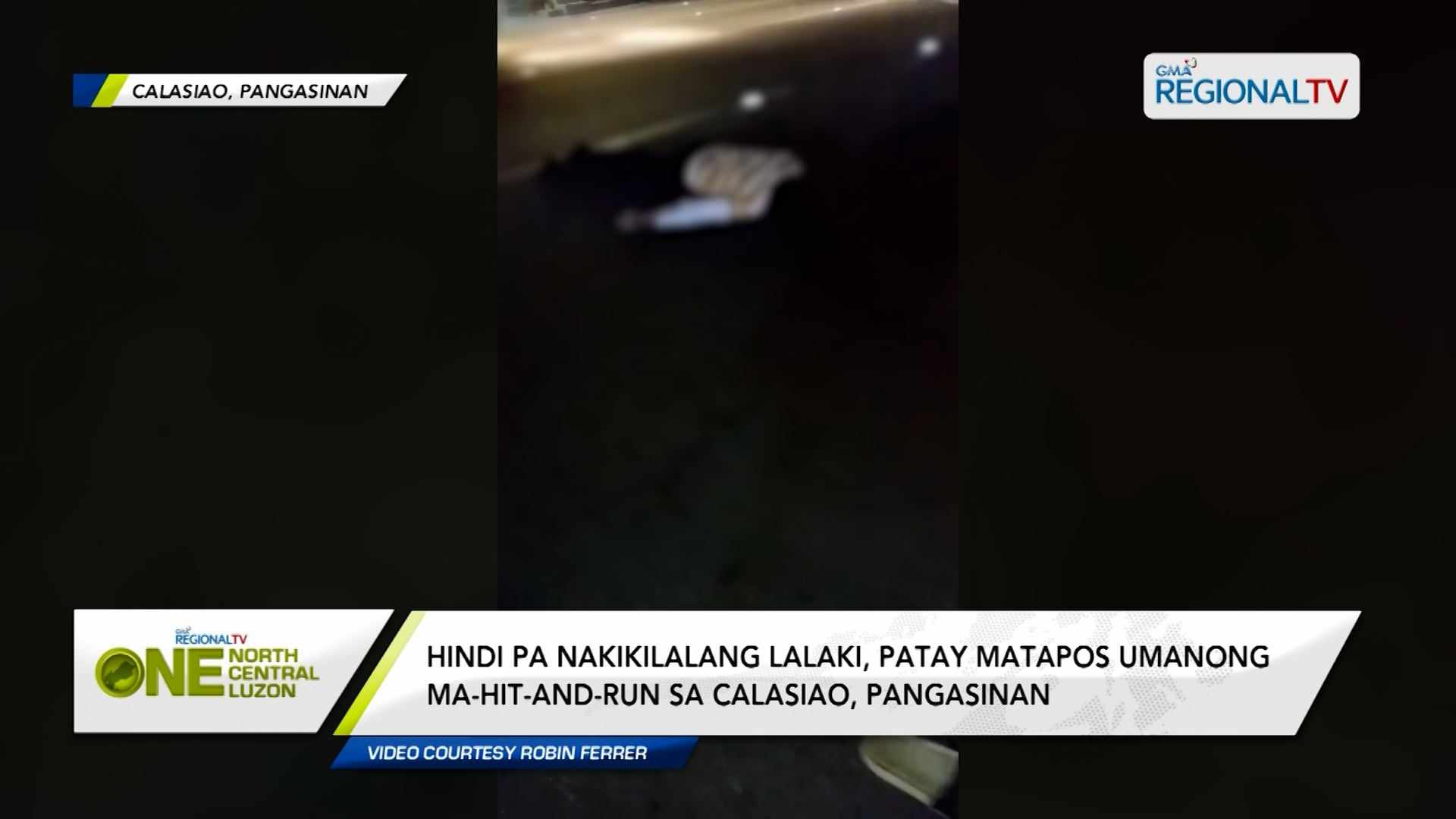 Hindi pa nakikilalang lalaki, patay matapos umanong ma-hit-and-run