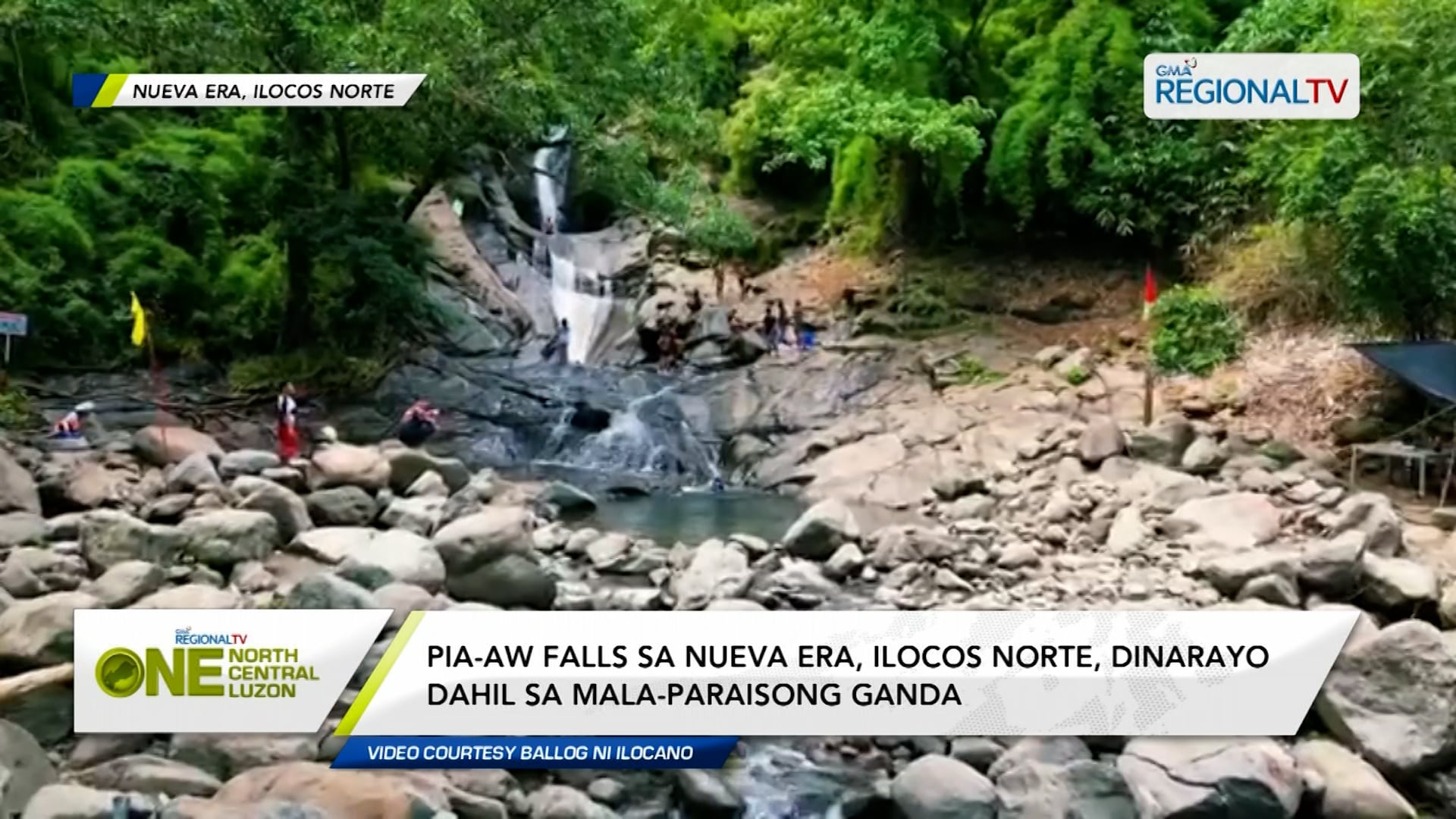 Pasyalan ang Pia-aw Falls sa Nueva Era, Ilocos Norte