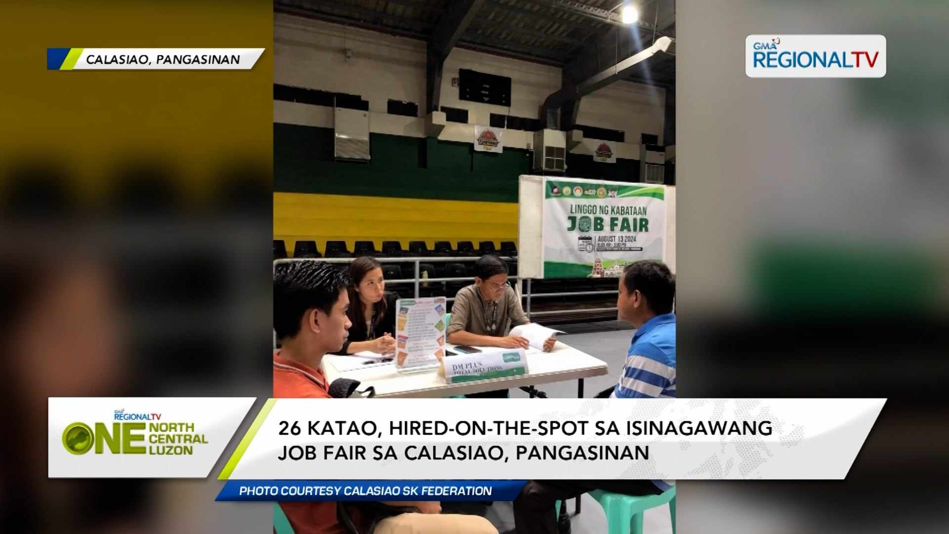 26 katao, hired-on-the-spot sa isinagawang job fair sa Calasiao