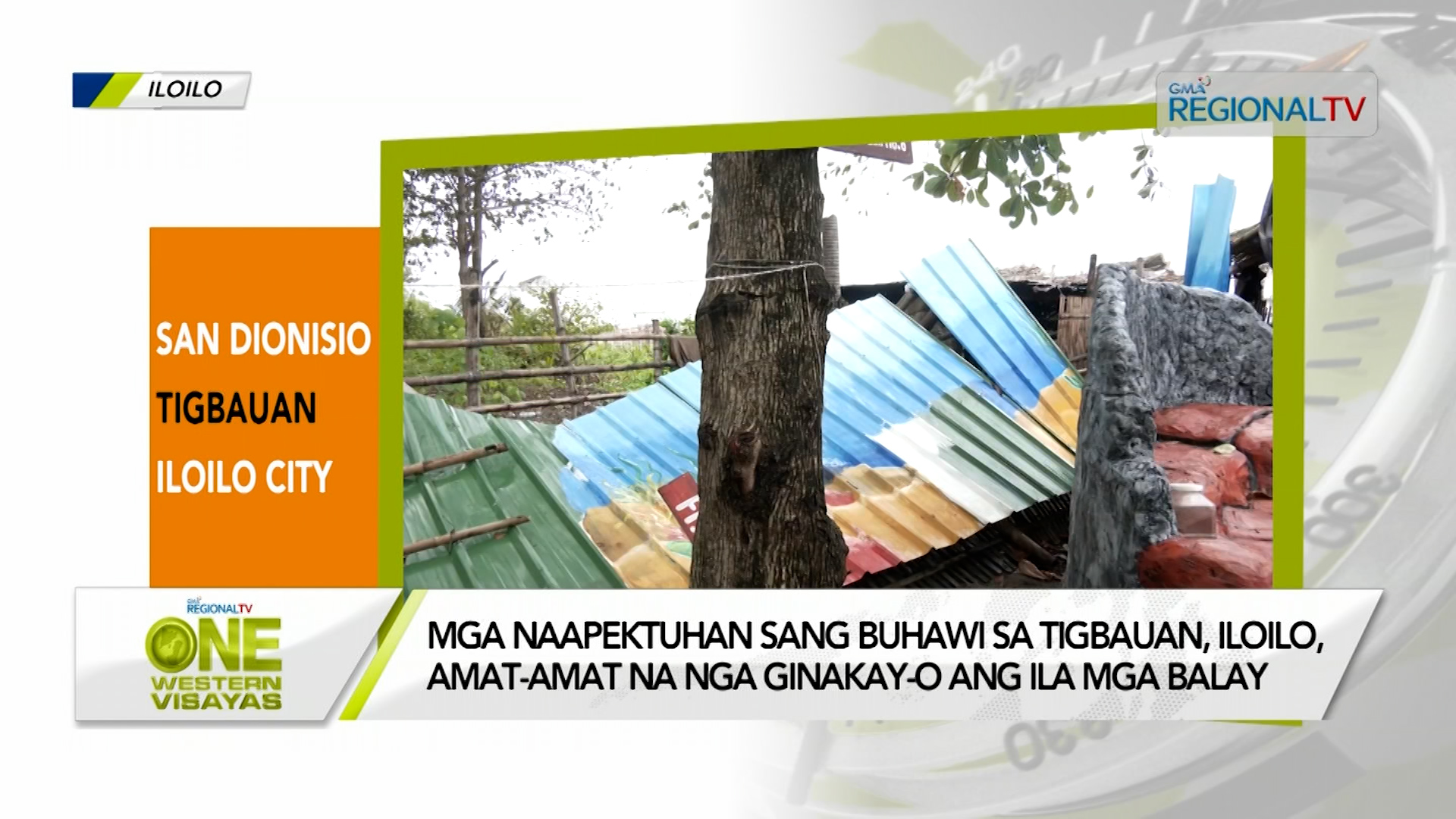 Mga naapektuhan sang buhawi sa Tigbauan, Iloilo, amat-amat na nga nagabangon