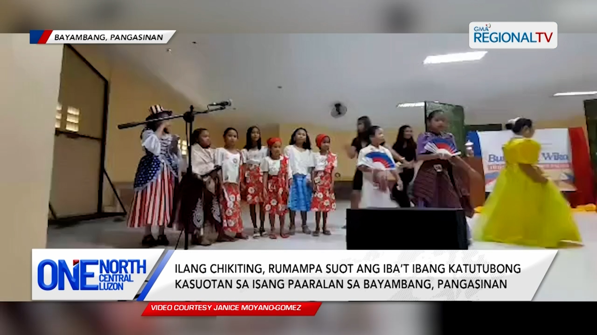 Ilang chikiting, rumampa suot ang iba’t ibang katutubong kasuotan