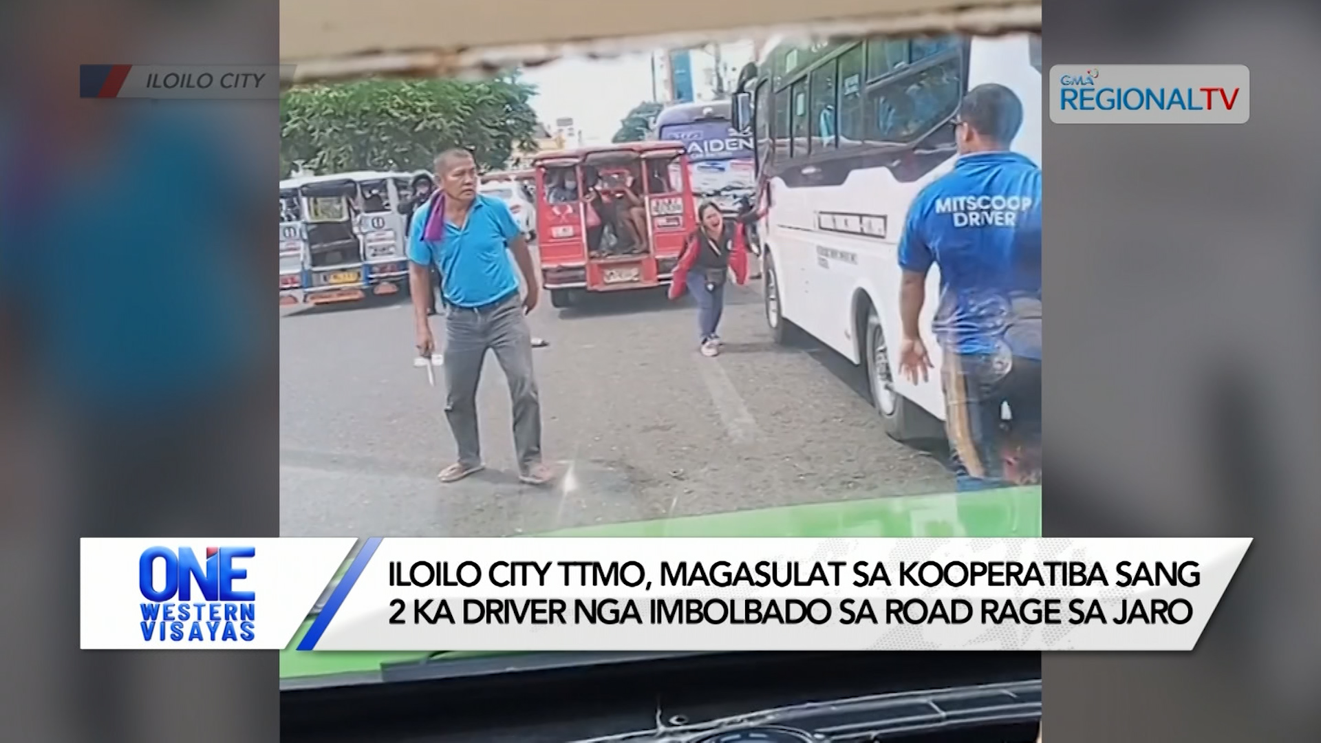 Iloilo City TTMO magasulat sa kooperatiba sang driver nga involve sa road rage