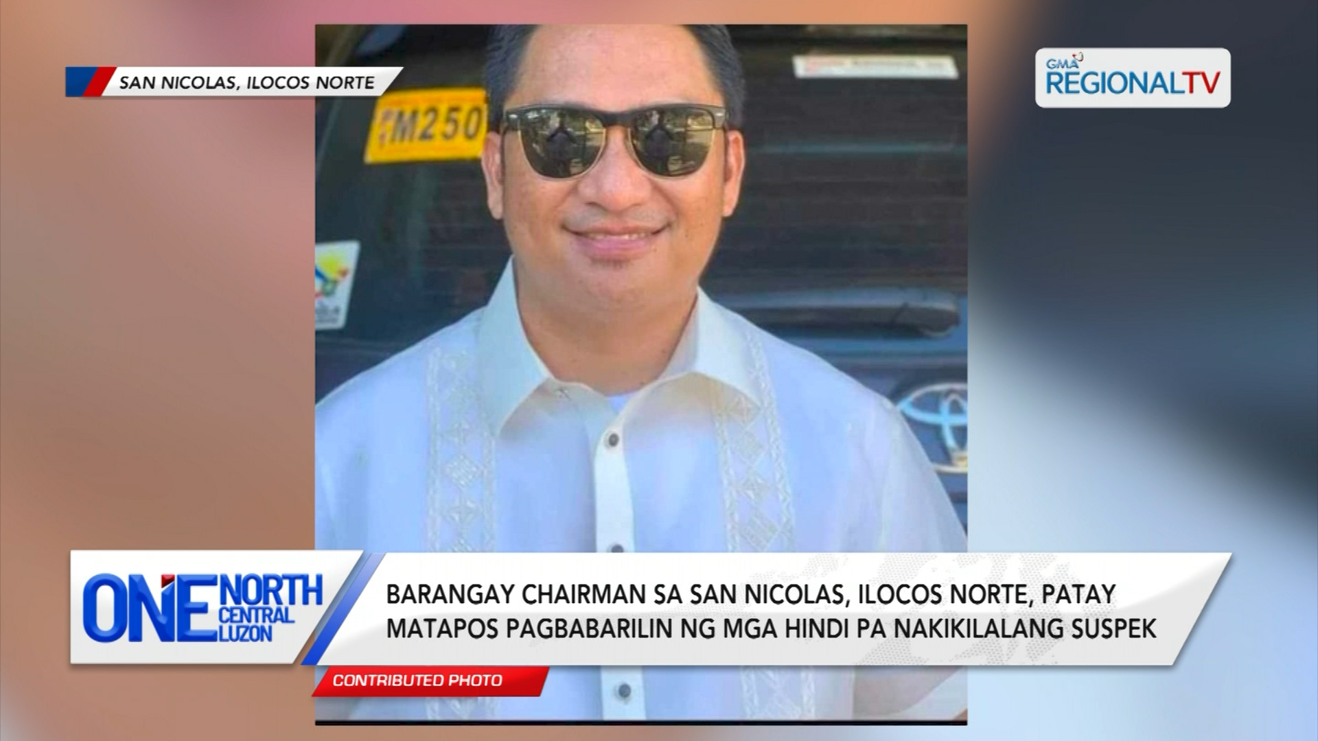 Barangay chairman sa San Nicolas, Ilocos Norte, patay matapos pagbabarilin