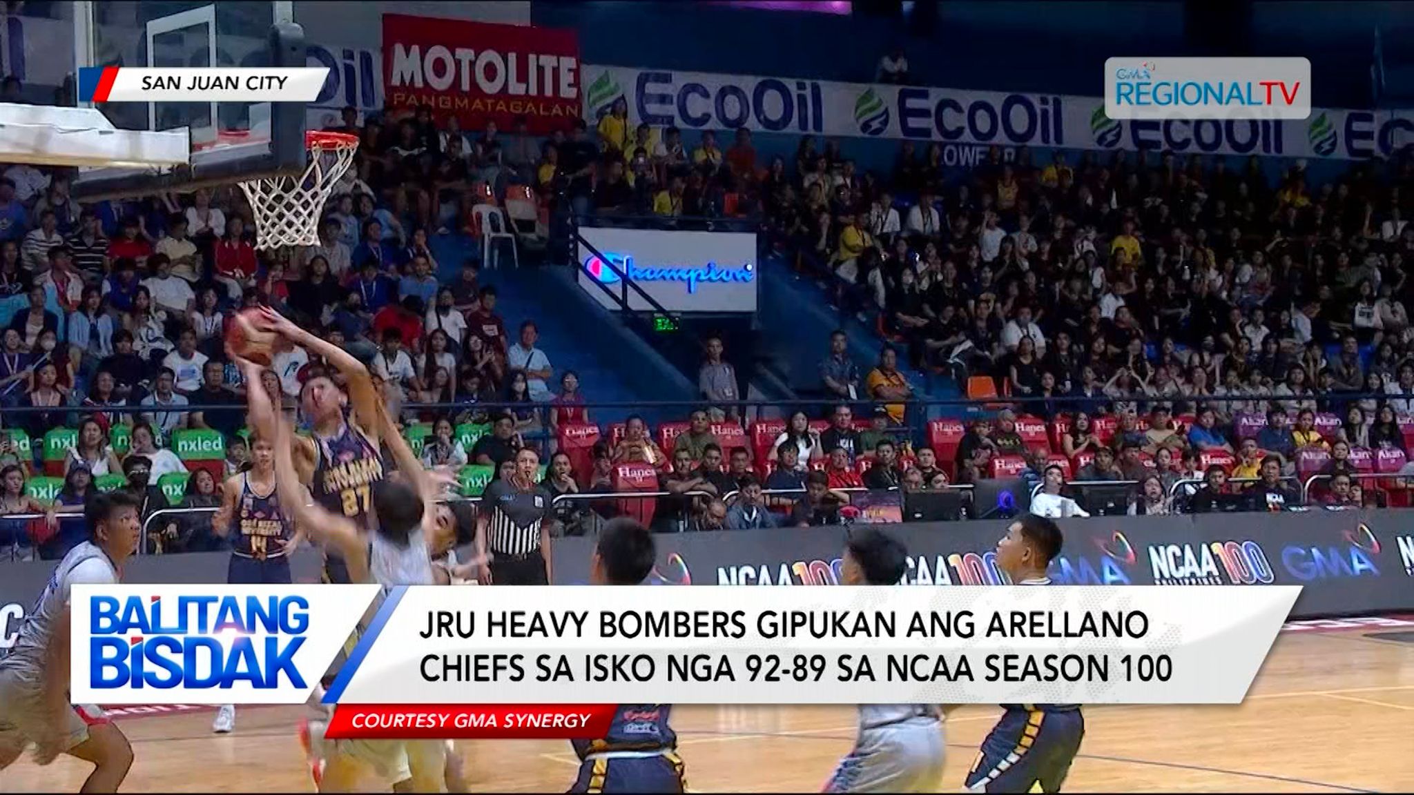 Game On| JRU Heavy Bombers daug batok sa Arellano Chiefs