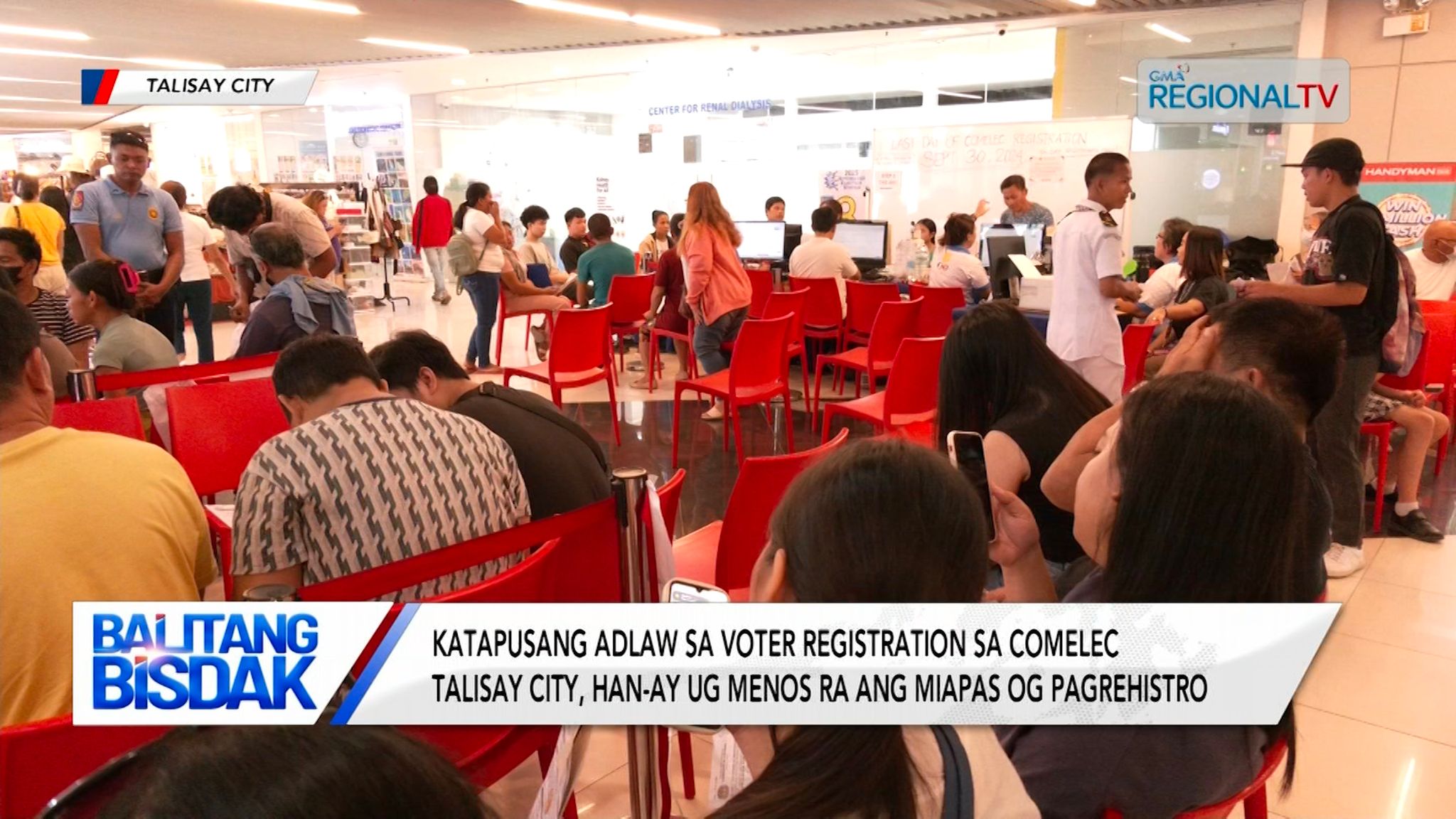 Katapusang adlaw sa voter registration sa COMELEC Cebu City ug Talisay City