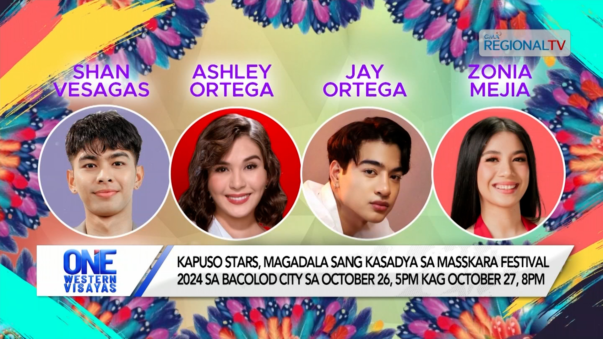 Kapuso stars, magadala sang kasadya sa Masskara Festival sa October 26 kag 27