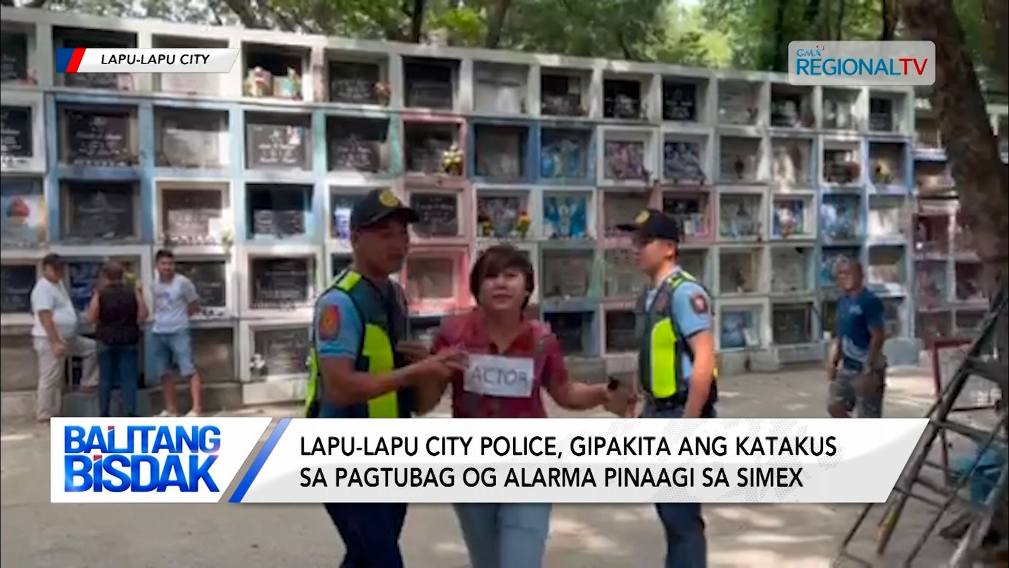 Lapu-Lapu City Police, gipakita ang katakus sa pagtubag og alarma pinaagi sa Simex