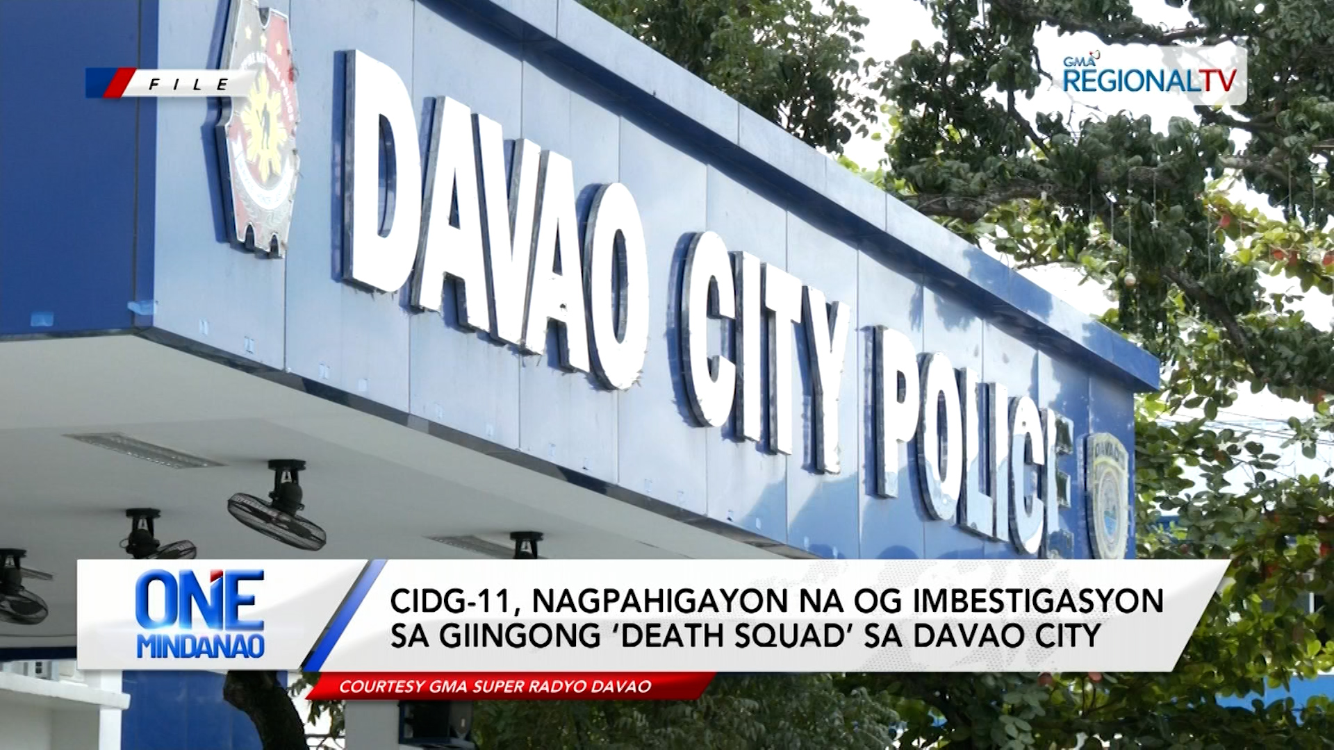 CIDG-11, nagpahigayon na og imbestigasyon sa giingong ‘Death Squad’ sa Davao City