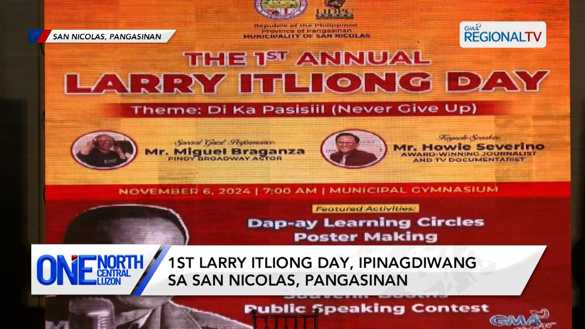 1st Larry Itliong Day, ipinagdiwang sa San Nicolas, Pangasinan