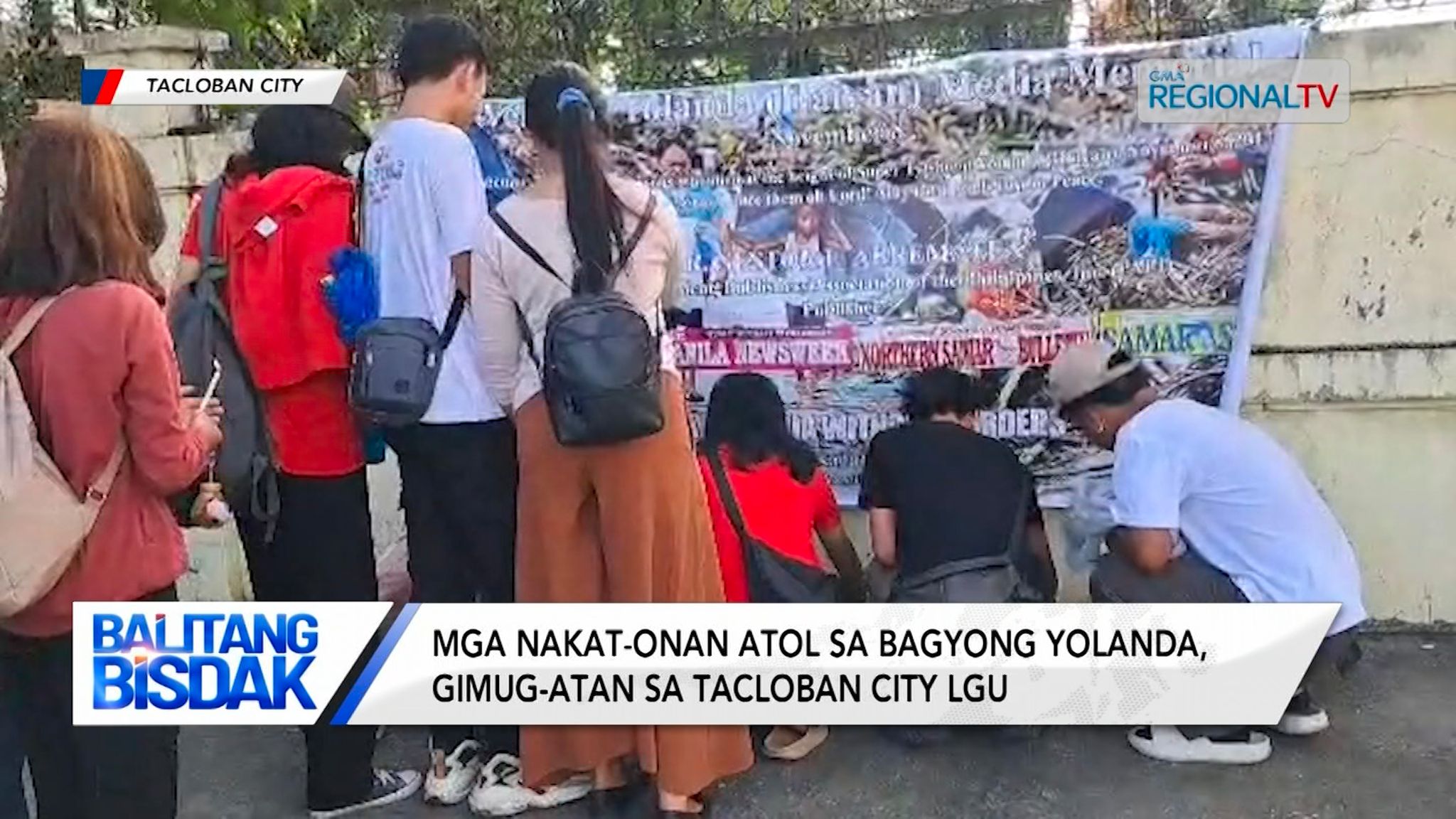 Candle lighting ug mga Misa Gihalad sa mga Namatay sa Bagyong Yolanda Niadtong 2013